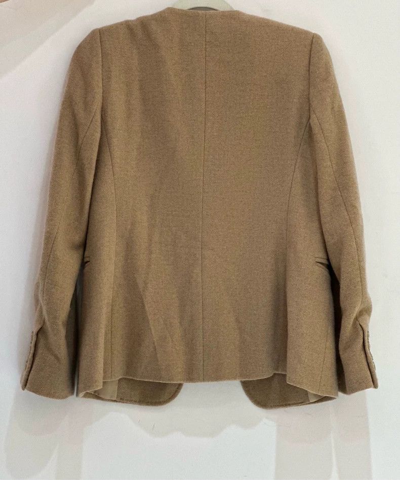 Max Mara Max Mara Virtus Solid Single Breasted Blazer Size L / US 10 / IT 46 - 2 Thumbnail