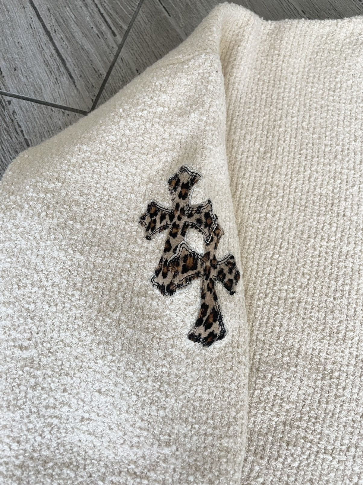 Chrome Hearts Chrome Hearts Knitted Cheetah Patch Sweater Size US S / EU 44-46 / 1 - 5 Thumbnail