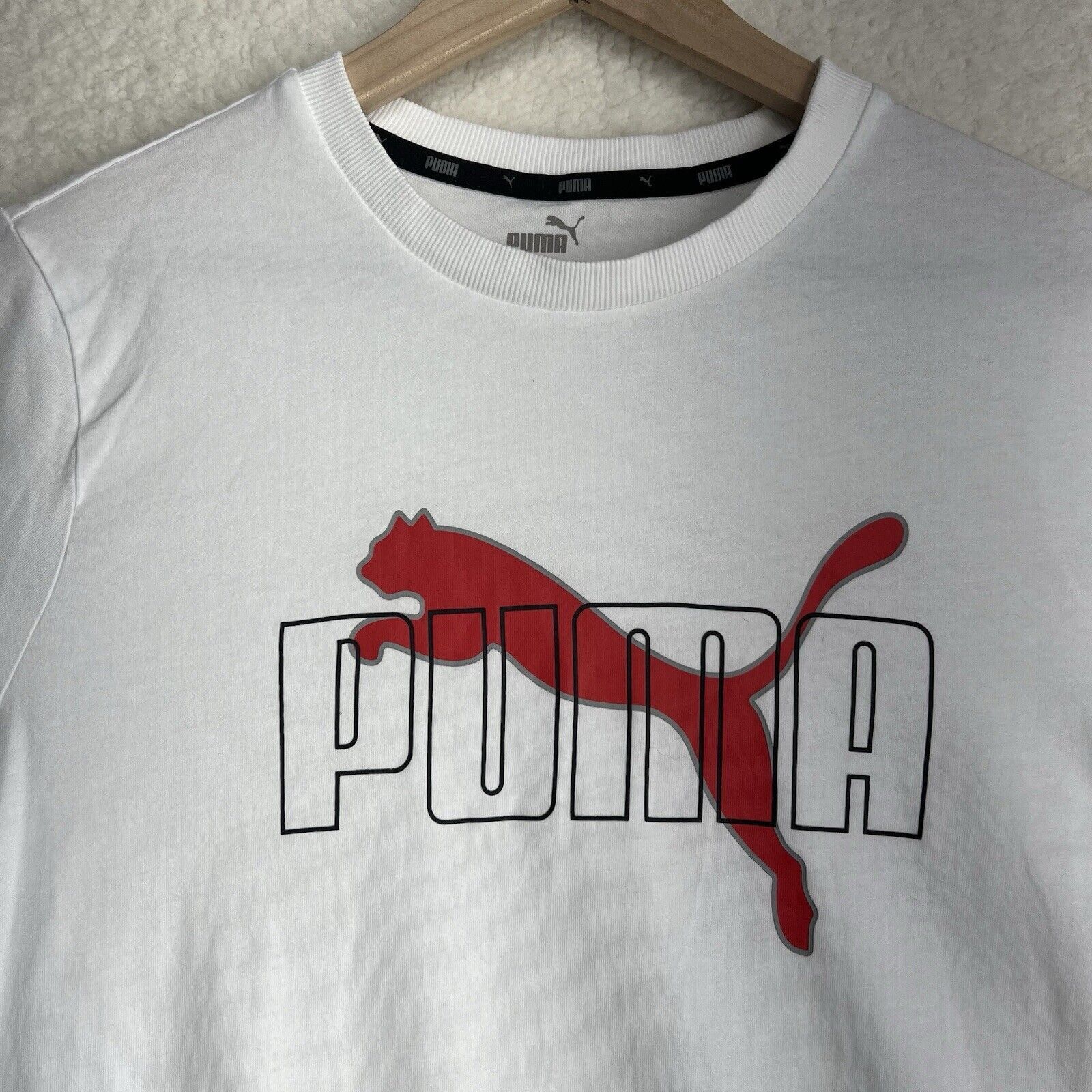 Puma Puma Men’s Small White Long Sleeve Shirt Size US S / EU 44-46 / 1 - 2 Thumbnail