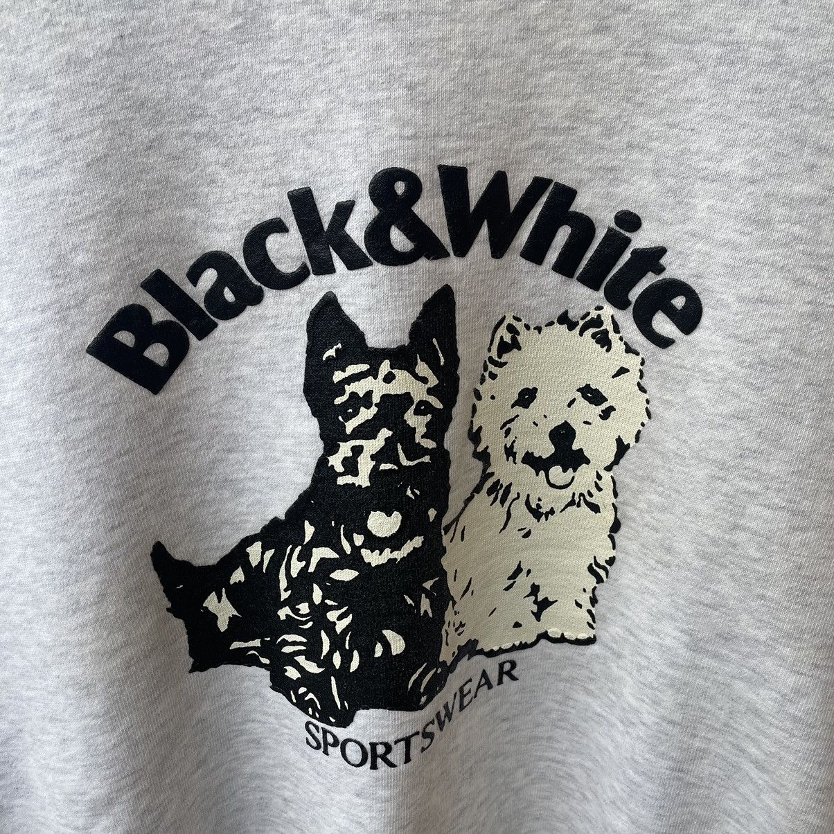 Japanese Brand × Vintage 🔥🔥Vintage Black & White Animal Mirror Print Sweatshirts Size US M / EU 48-50 / 2 - 4 Thumbnail