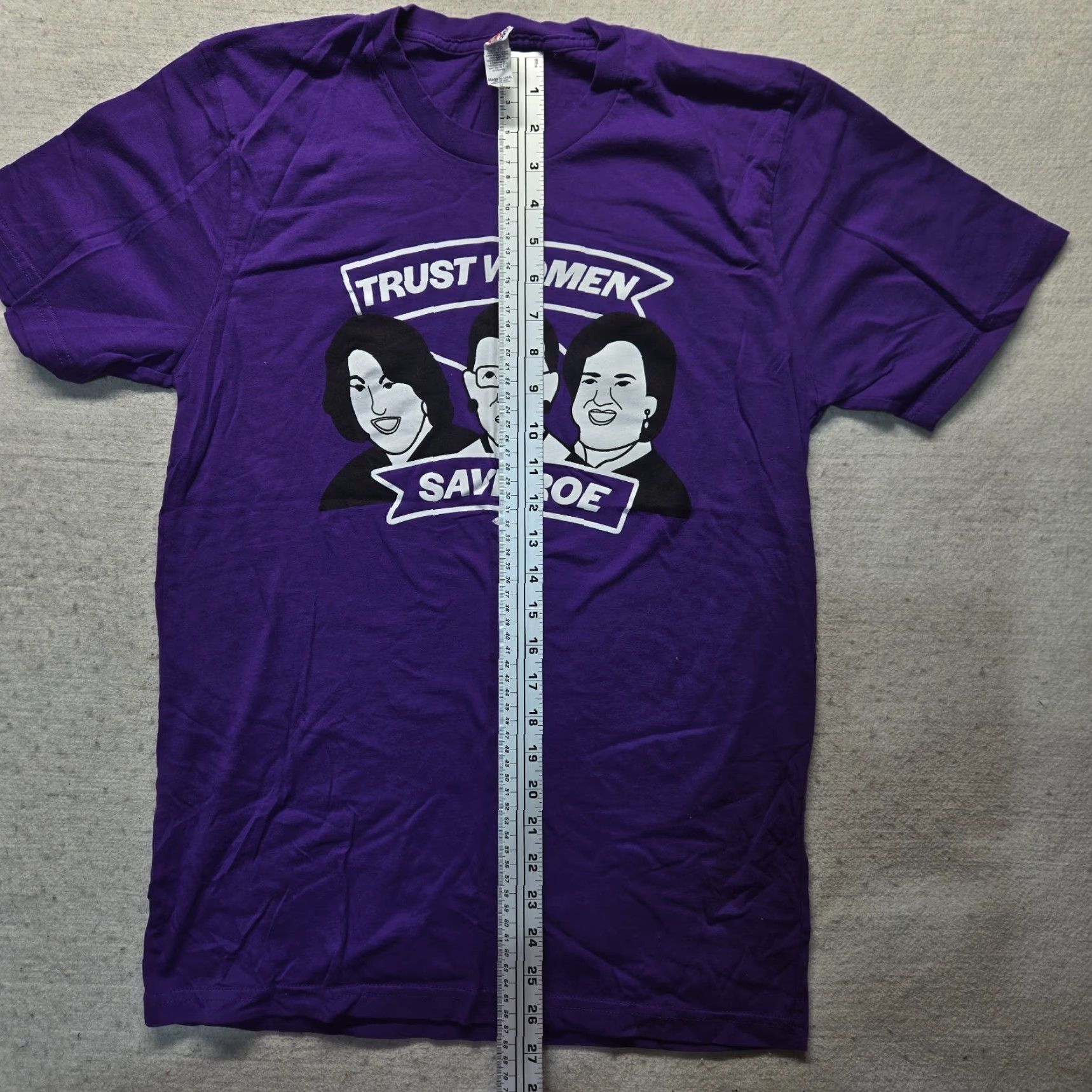 Vintage Trust Women Save Roe T Shirt Wade Vs Roe Purple Tee Adult M Medium Shirt Mens Purple 90s? Size M / US 6-8 / IT 42-44 - 5 Thumbnail