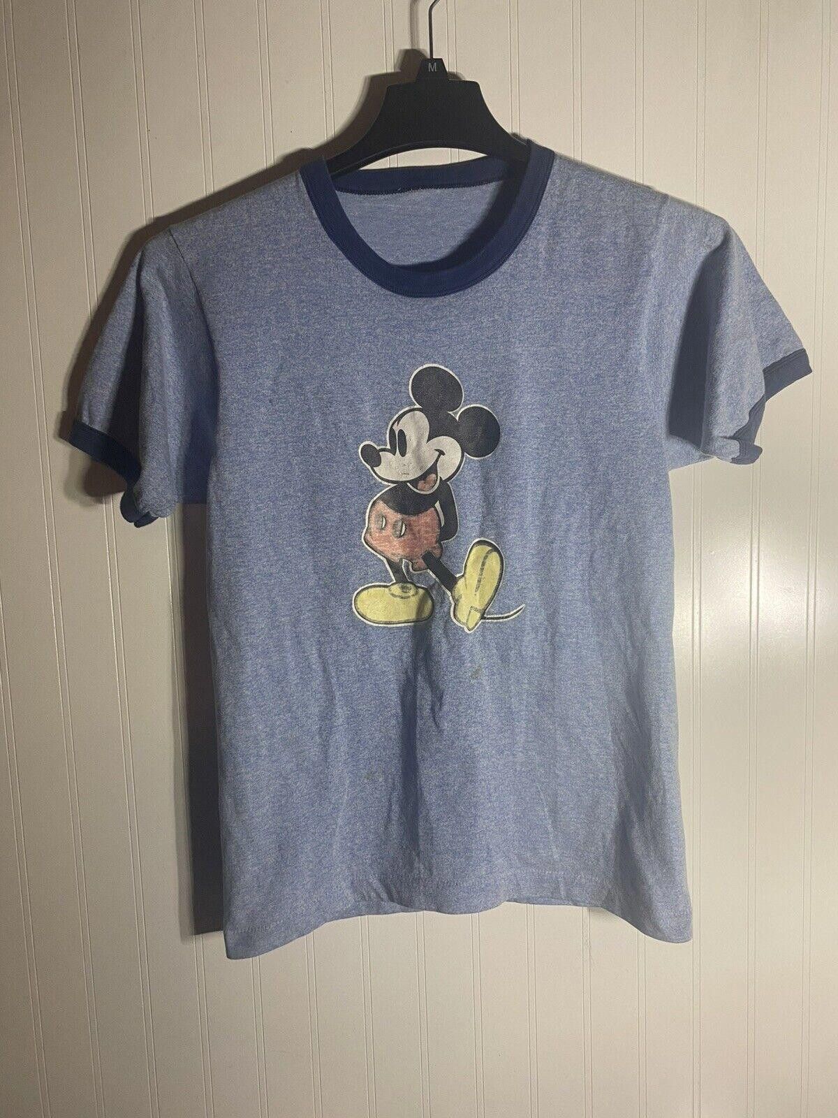Designer Vintage Walt Disney Mickey Mouse Ringer T Shirt Small Size US S / EU 44-46 / 1 - 1 Thumbnail