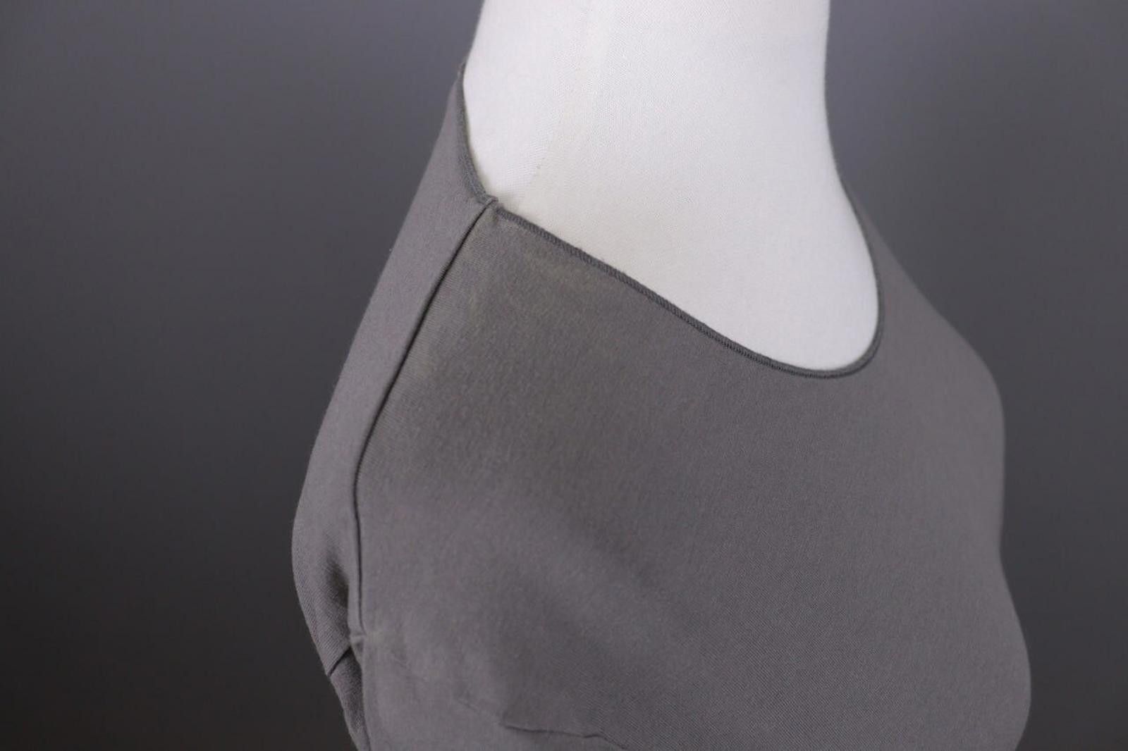 Oscar De La Renta Oska Gray Scoop Neck Relaxed Lagenlook Tunic Dress Size 4 Size S / US 4 / IT 40 - 12 Thumbnail