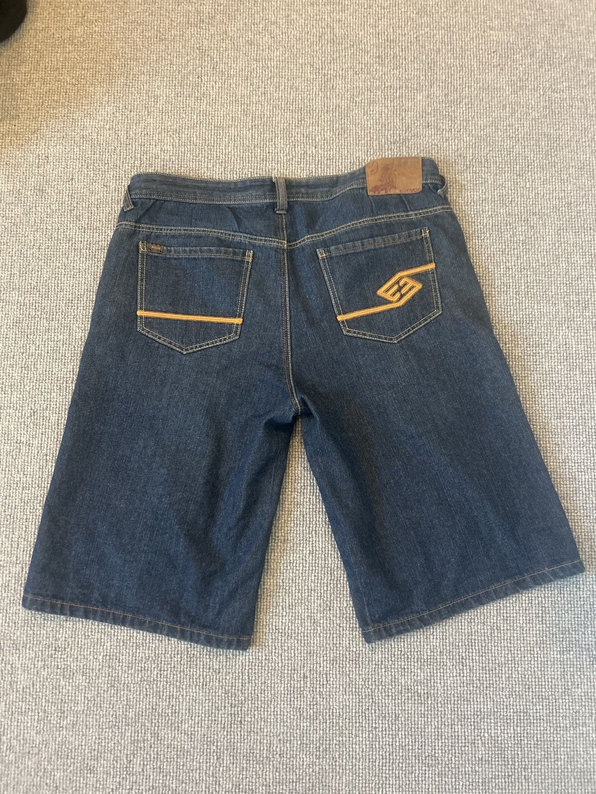 Affliction ENYCE by DIDDY blue wash jorts Size US 38 / EU 54 - 1 Thumbnail