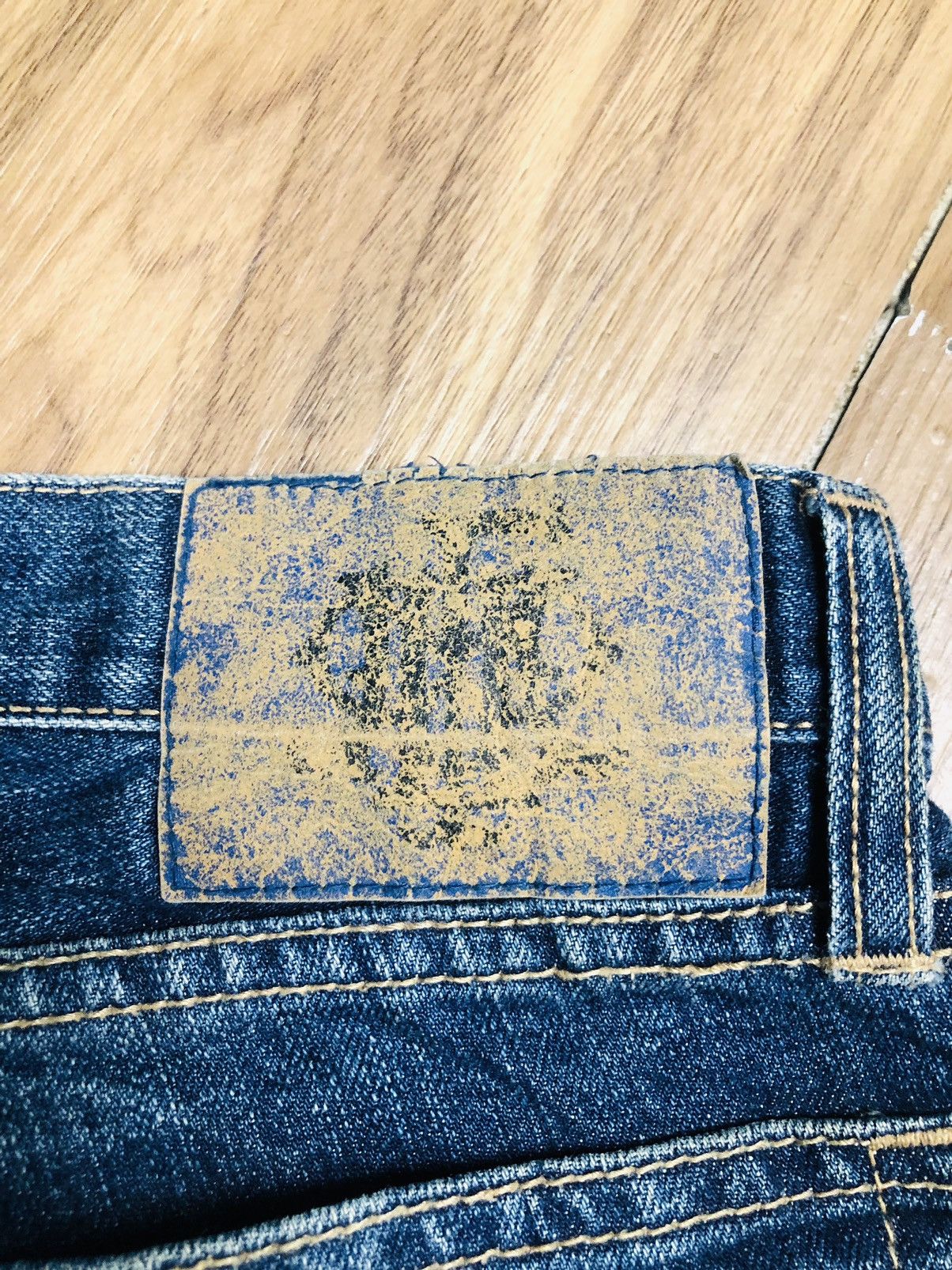 PPFM PPFM Japanese Denim Jeans Distressed Ripped Fade Unik (37) Size US 30 / EU 46 - 20 Thumbnail