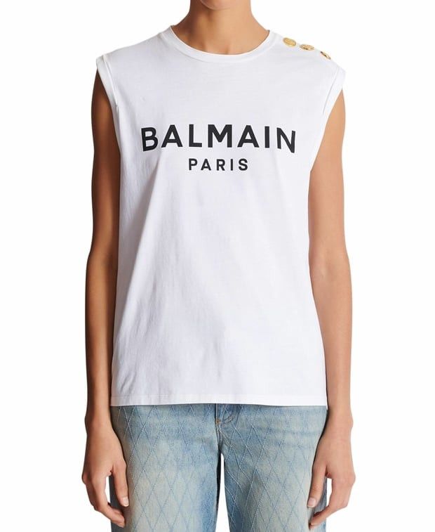 T-Shirt in White, Women's (Size L)