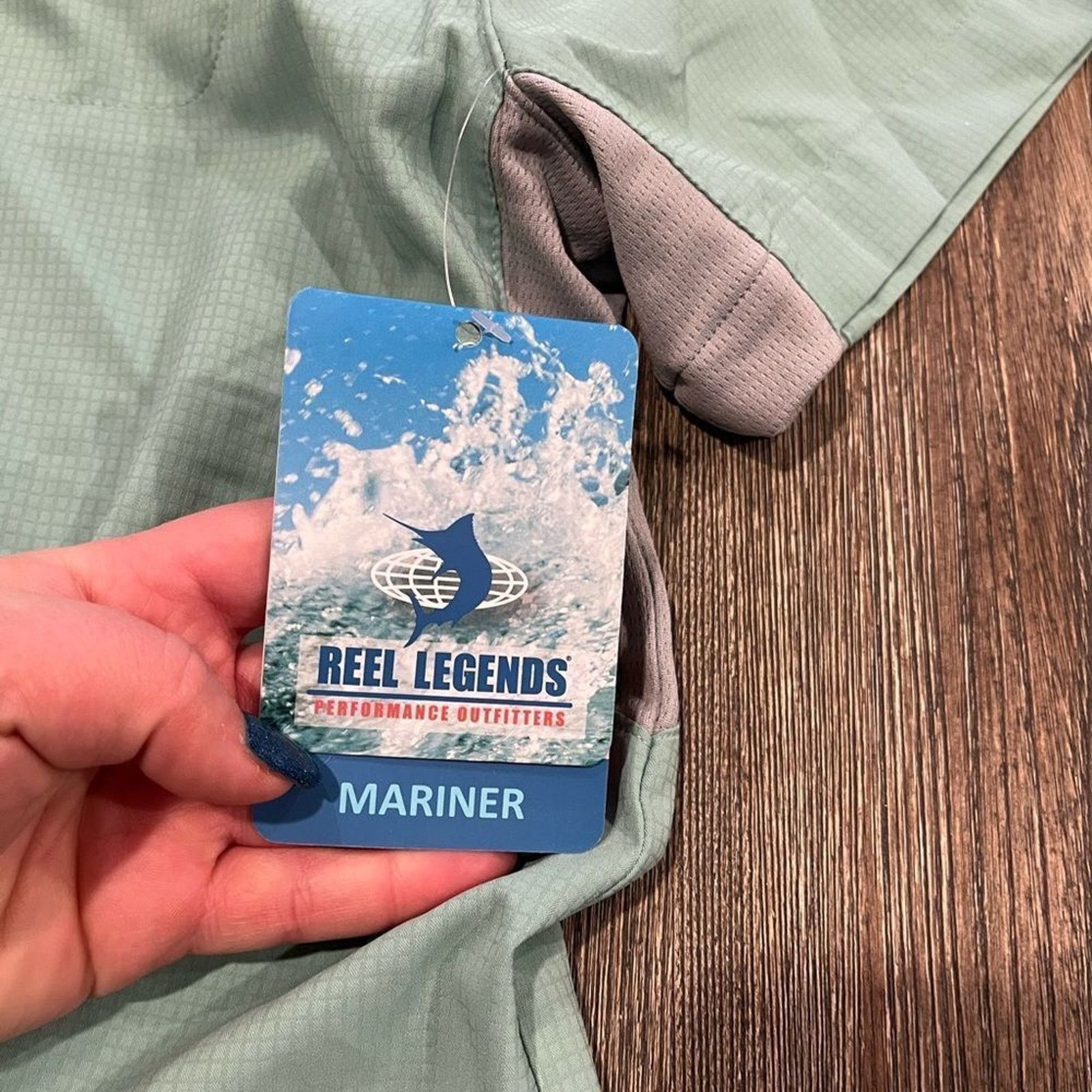 Reel Legends NWT Reel Legends Performance Mariner Button Up Shirt Size L Size US L / EU 52-54 / 3 - 6 Thumbnail