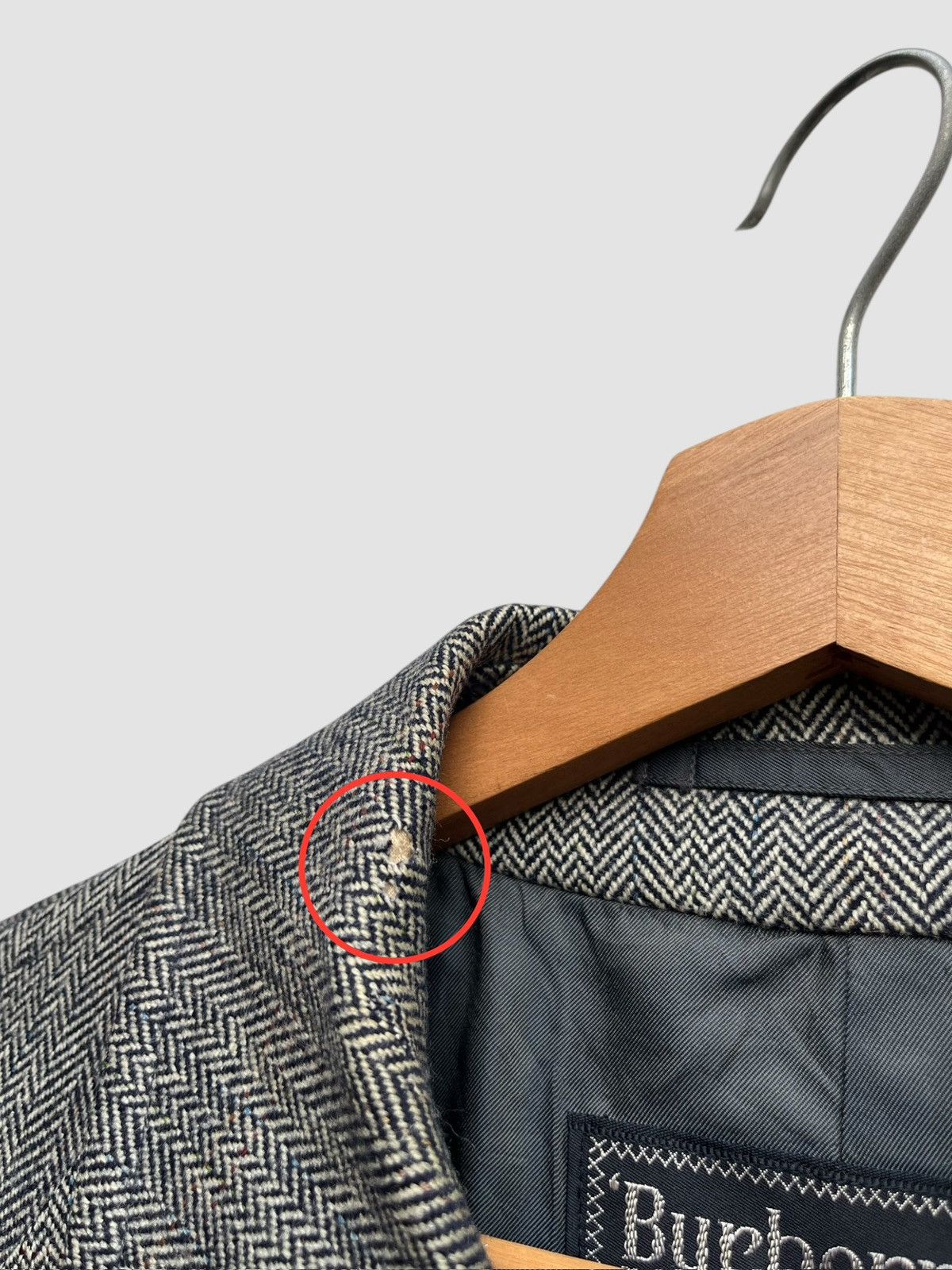 Burberry Vintage Burberrys Herringbone Wool Coat Size US S / EU 44-46 / 1 - 11 Thumbnail