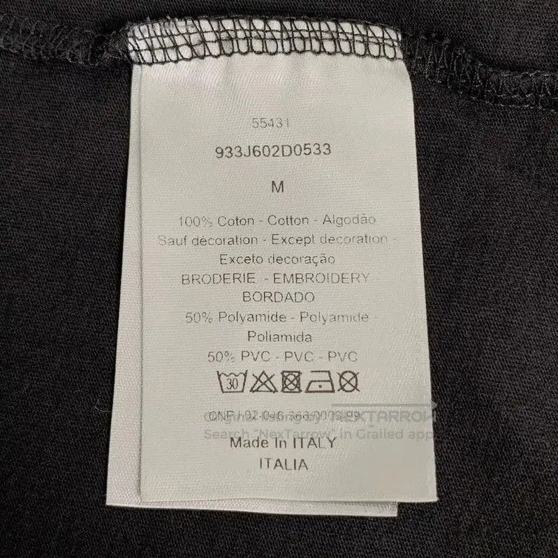 Dior Dior Black Cotton Men's T-shirt . Size US M / EU 48-50 / 2 - 7 Thumbnail