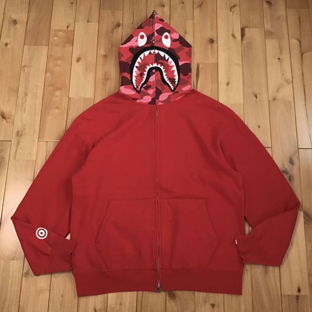 Bape × Nigo 🔥Aoyama limited🔥 BAPE camo shark full zip hoodie Size US L / EU 52-54 / 3 - 1 Thumbnail