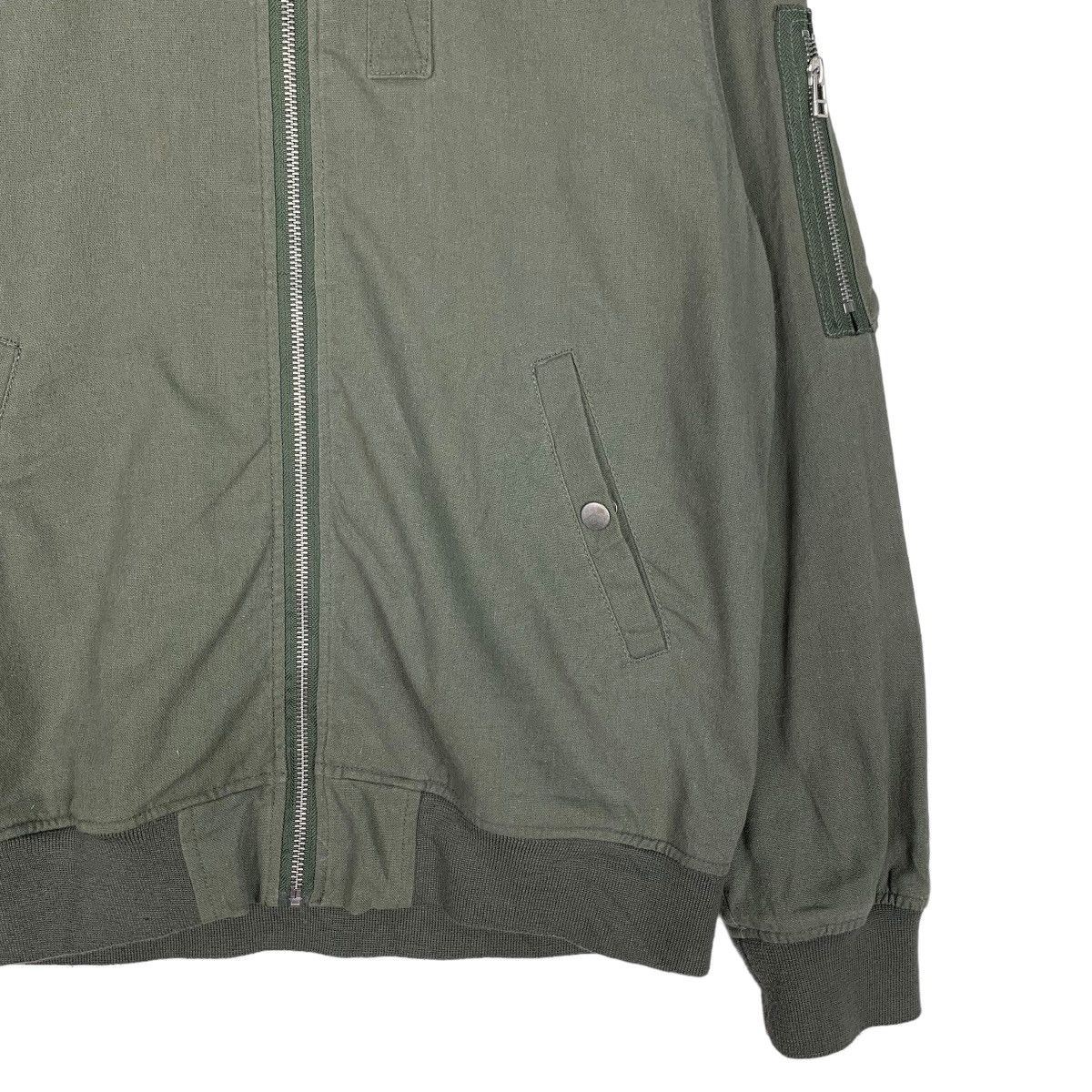 Denime DENIME GEAR Green Bomber Jacket #0933-C41 Size US L / EU 52-54 / 3 - 4 Thumbnail