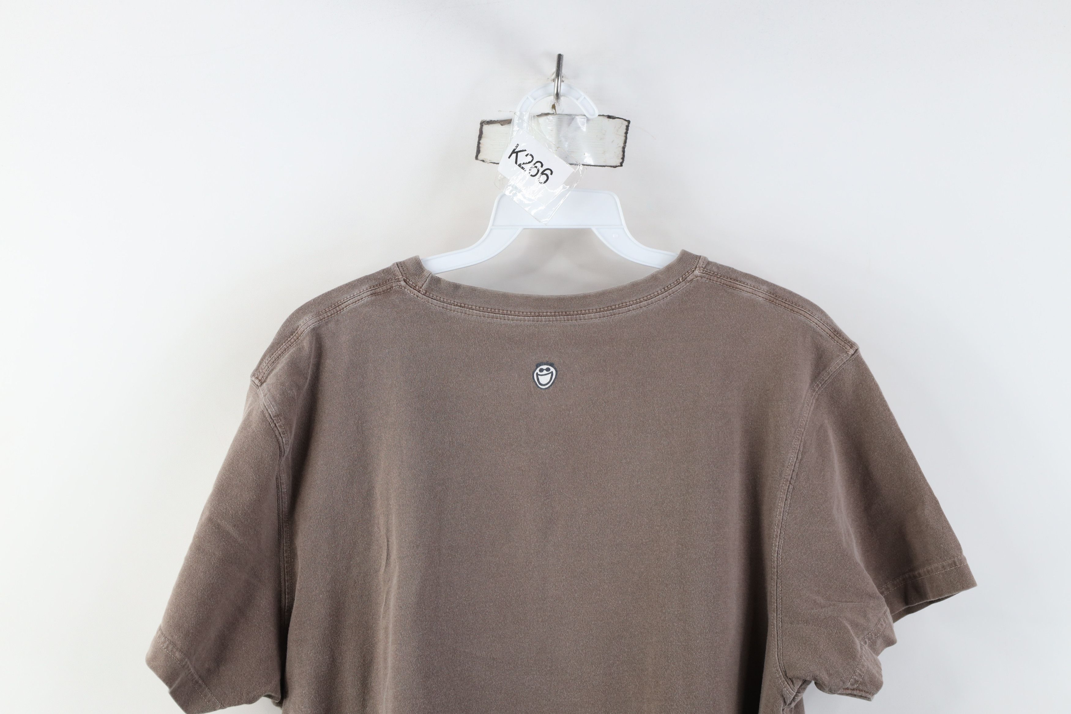 Life is Good Life Is Good Spell Out Beach Short Sleeve T-Shirt Brown Size L / US 10 / IT 46 - 14 Thumbnail