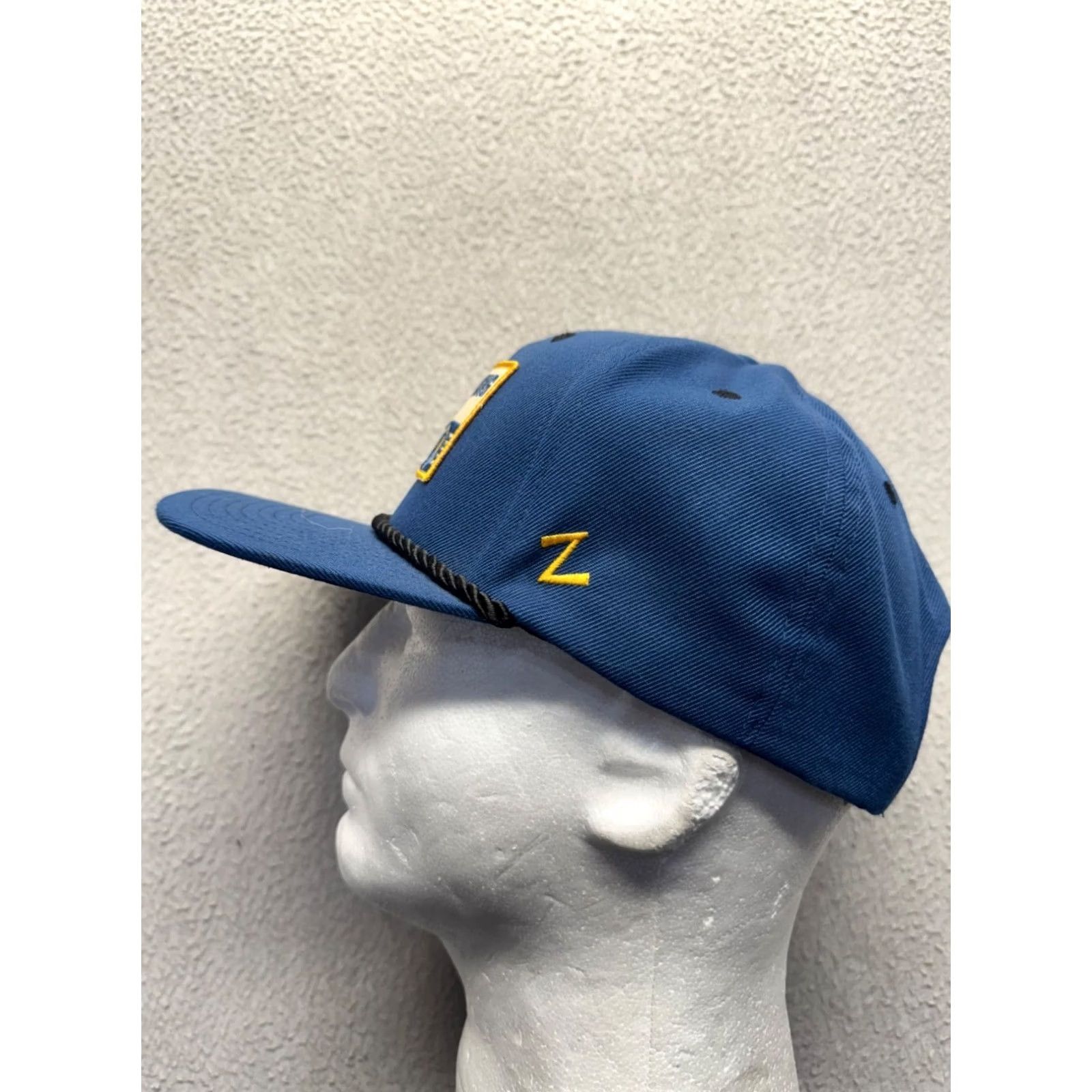 Zephyr Zephyr Snapback Hat Mens One Size Adjustable Braided Rope Detail Rapids Brewing Company Blue Size ONE SIZE - 3 Thumbnail