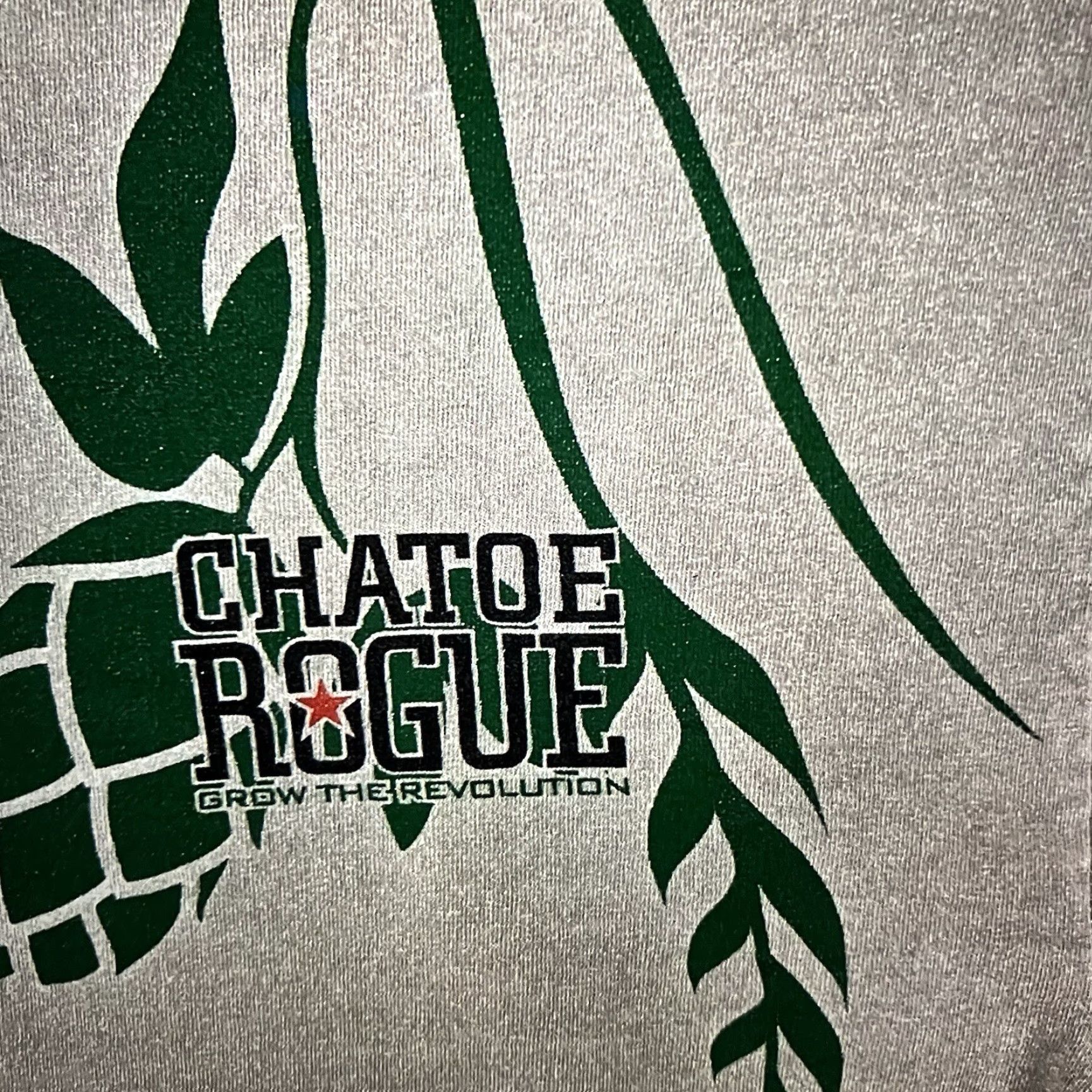 Vintage Vintage Rogue Ales & Spirits Beer T-Shirt Men’s Crew Neck Cotton 2000s Green Summer Spring Size US L / EU 52-54 / 3 - 6 Thumbnail