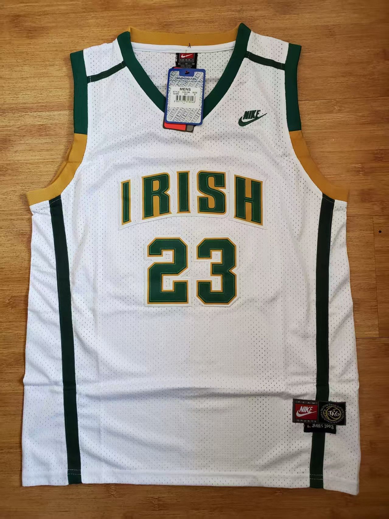 NBA IRISH 23 LeBron James Jersey Size US M / EU 48-50 / 2 - 2 Thumbnail