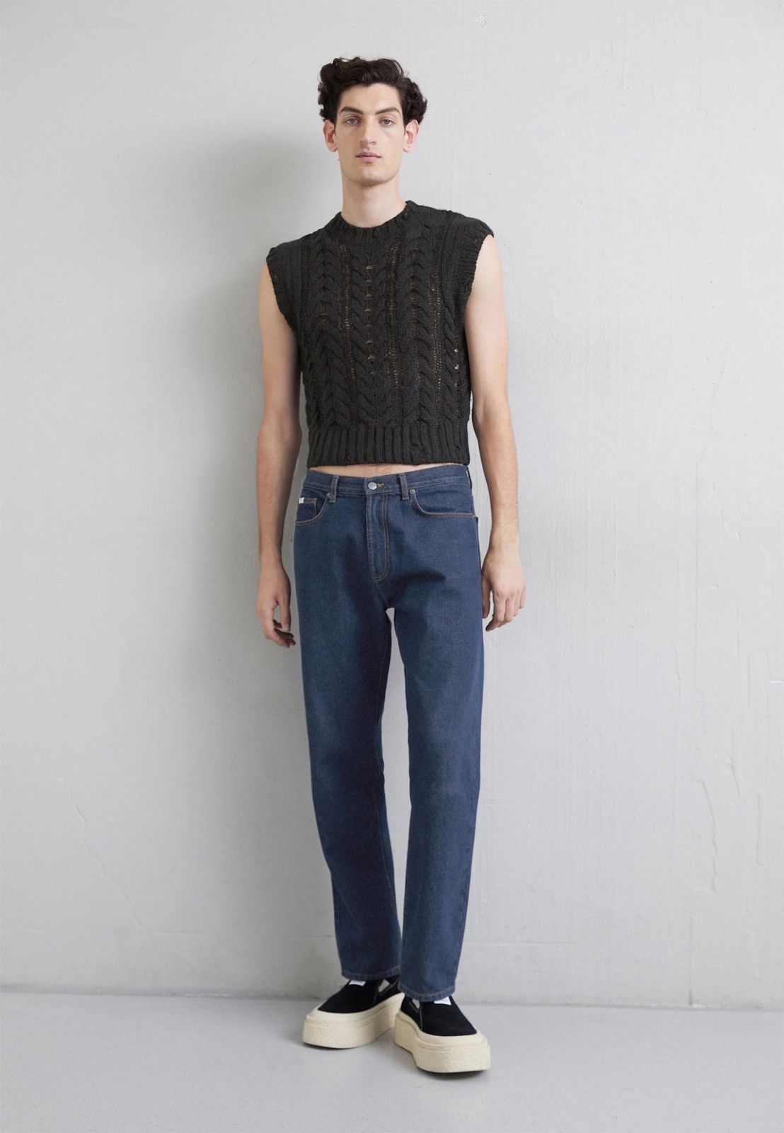 Han Kjobenhavn !DS! FW22 Han Kjobenhavn Knit Short Sleeved Sweater Vest Size US M / EU 48-50 / 2 - 7 Thumbnail