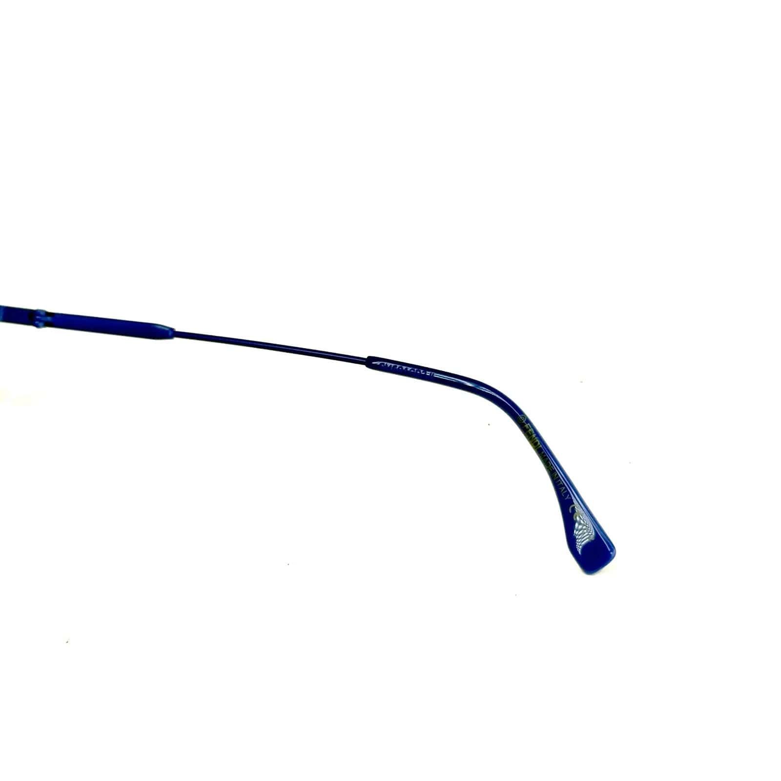Fendi FENDI FF0248S 0248 Waves Blue Green Mirrored Sunglasses Size ONE SIZE - 4 Thumbnail