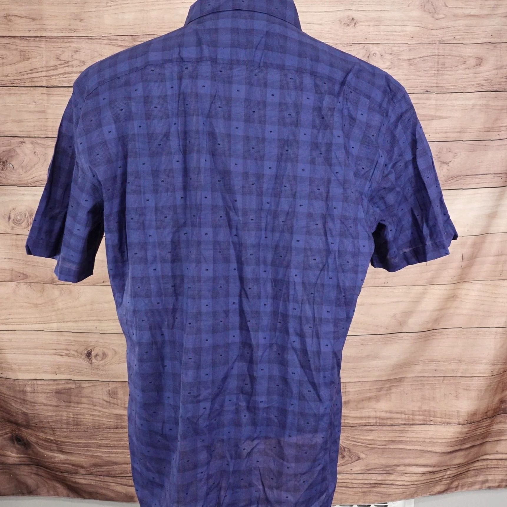 Vintage VINTAGE Zachary Prell Shirt Mens XL Blue Short Sleeve Button Front Cotton Plaid Casual Size US XL / EU 56 / 4 - 4 Thumbnail