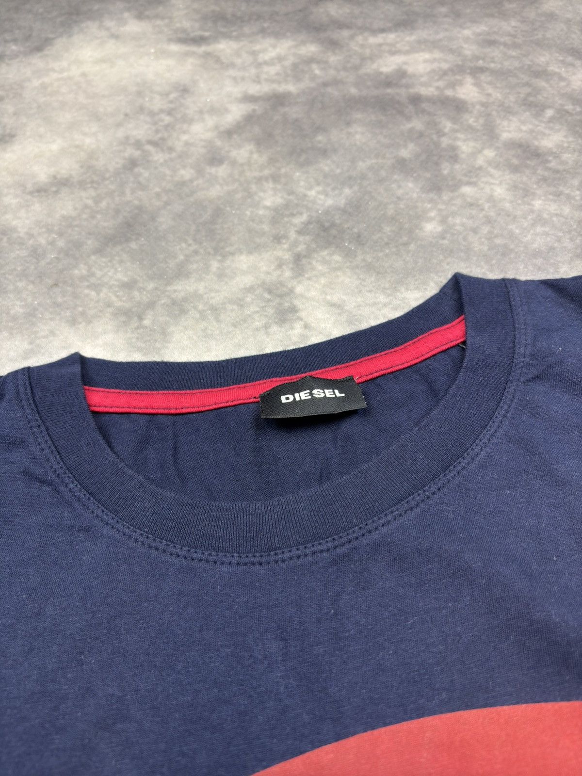 Designer × Diesel Diesel Big Logo Red T shirt Casual Print Streetwear Classic Size US L / EU 52-54 / 3 - 3 Thumbnail