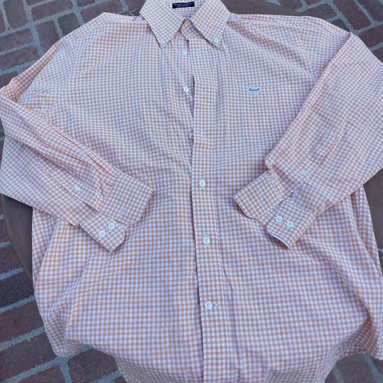 Faconnable Façonnable Plaid checkered Oxford Shirt Mens Large / Size US L / EU 52-54 / 3 - 3 Thumbnail