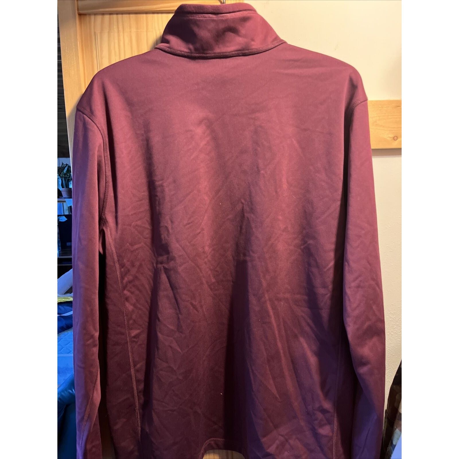 The North Face The North Face Men's L Maroon LS 1/2 Zip Polyester Jacket Size US L / EU 52-54 / 3 - 7 Thumbnail