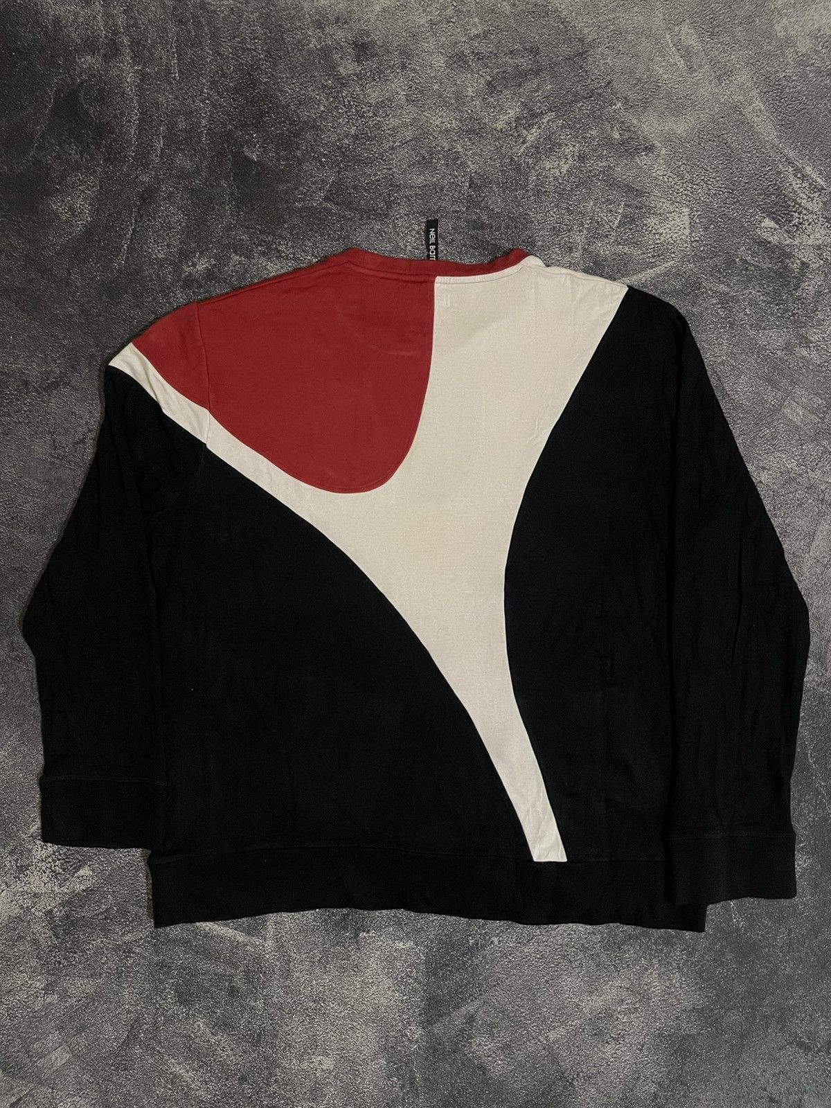 Neil Barrett ⏰NEED GONE⏰Neil Barrett Geometric Sweatshirt Crewneck Size US L / EU 52-54 / 3 - 2 Thumbnail