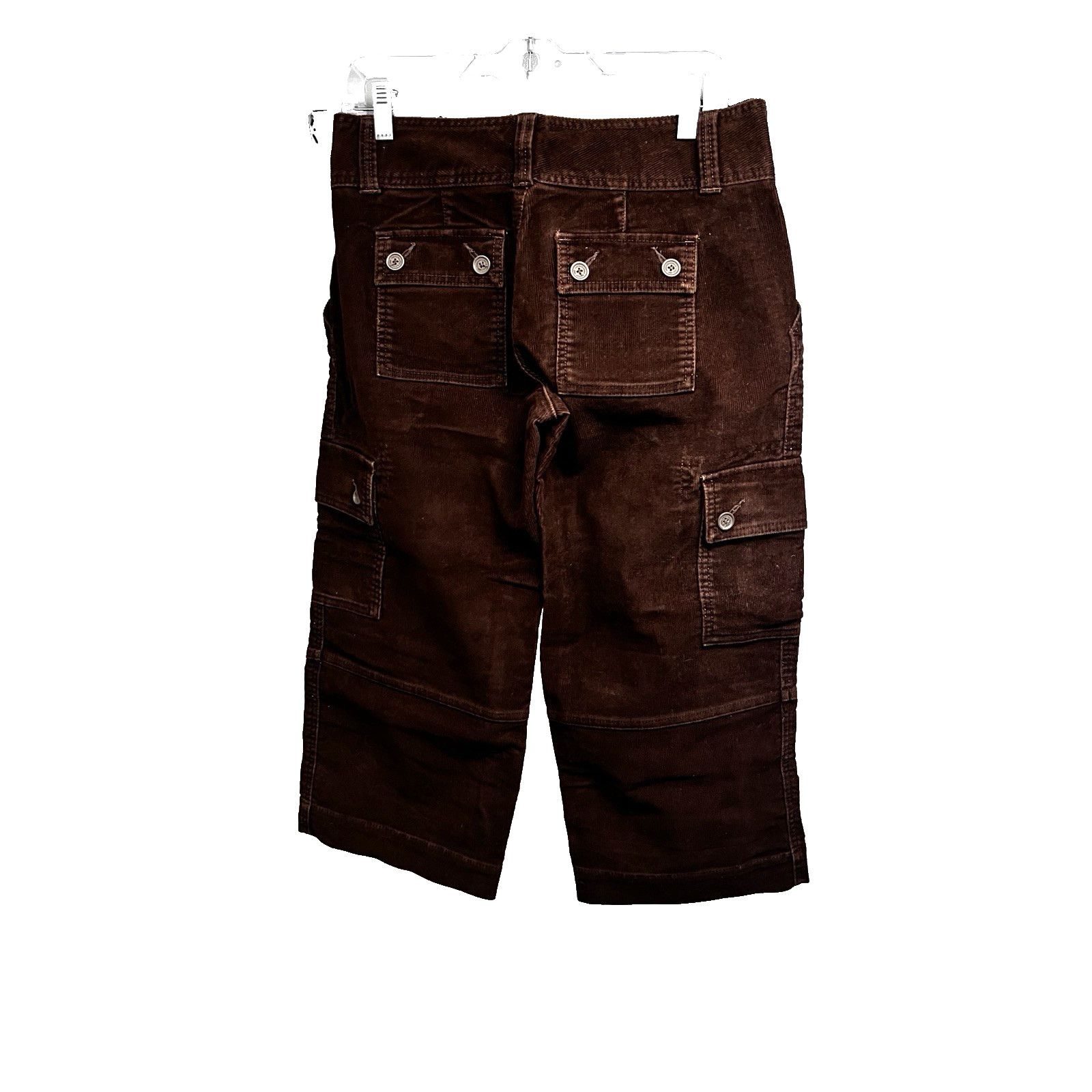 Abercrombie & Fitch Abercrombie and Fitch Brown Corduroy Crop Pants Womens 4 Size 27" / US 4 / IT 40 - 5 Thumbnail