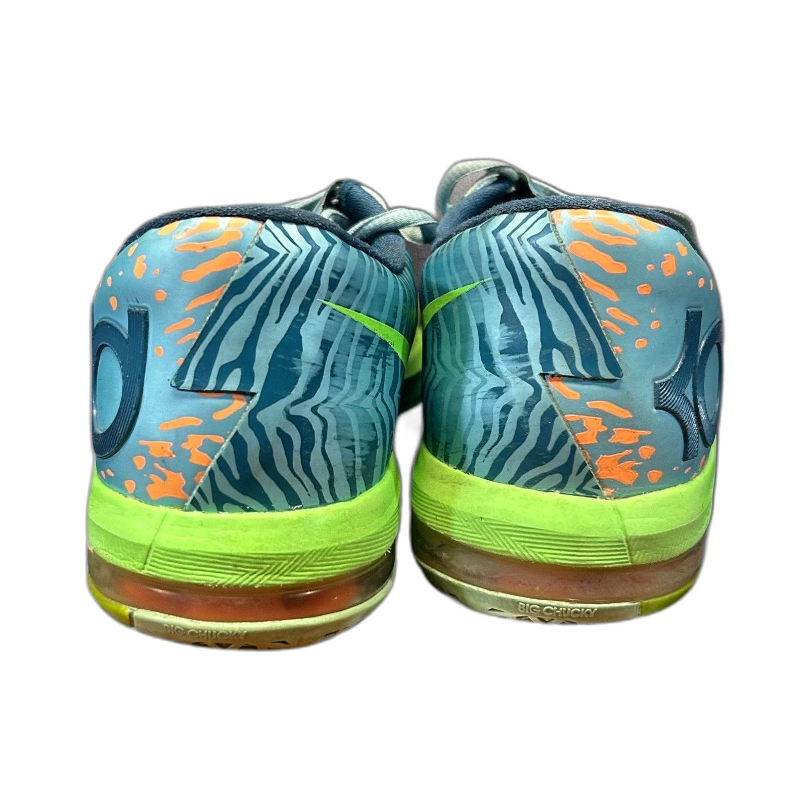Nike Nike KD 6 Kevin Durant "Liger" 599477-302 Green Basketball S Size US XXS / EU 40 - 6 Thumbnail