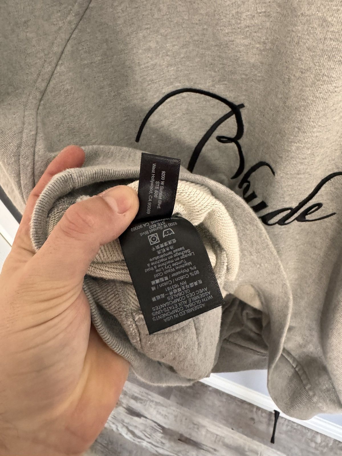 Rhude Rhude crewneck heather grey Size US XXL / EU 58 / 5 - 7 Thumbnail