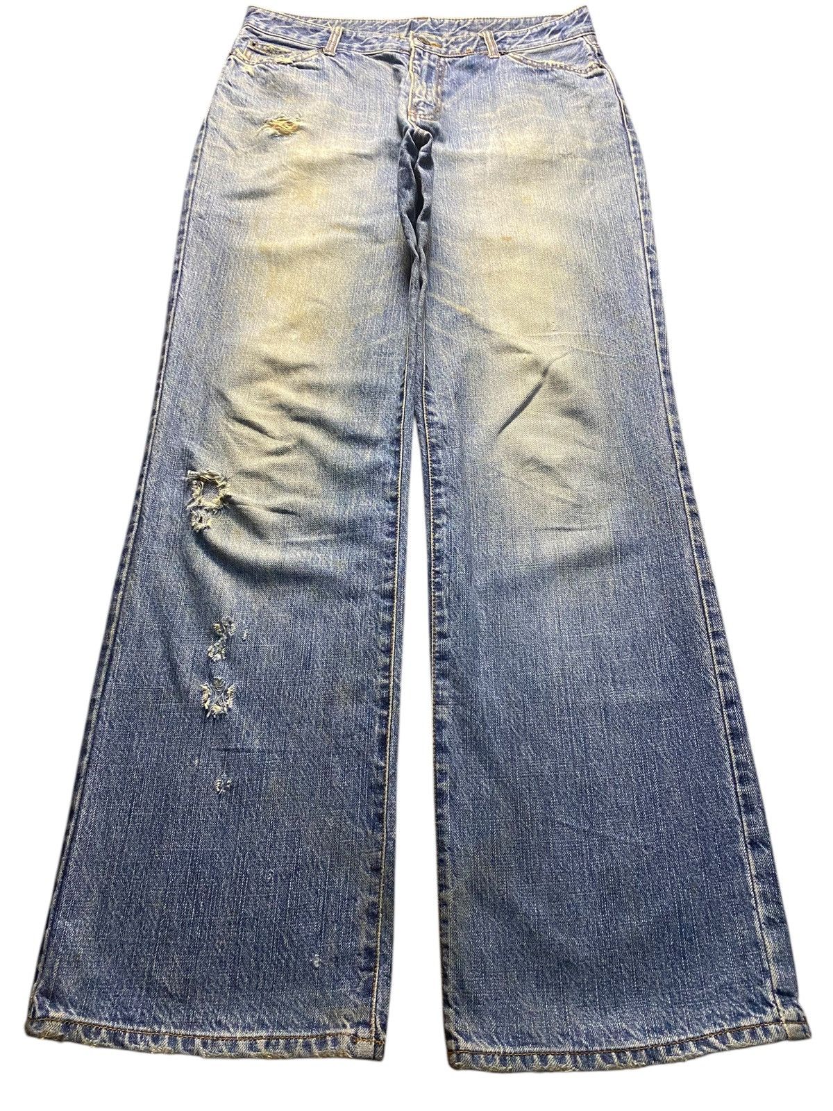 Vintage Japan Brand Coco lulu Mud Wash Like Jnco Baggy Jeans