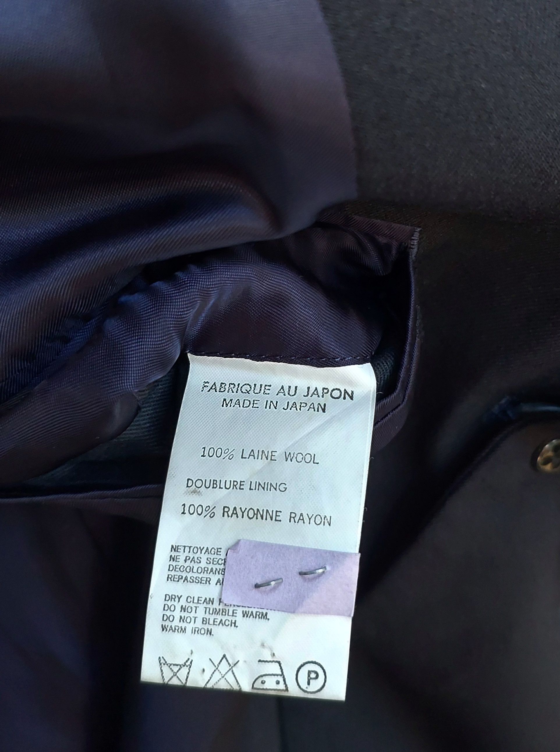 Y's for Men × Yohji Yamamoto Y's x Yohji Yamamoto Classic Three Buttons Coat/Blazer Size 42S - 10 Thumbnail