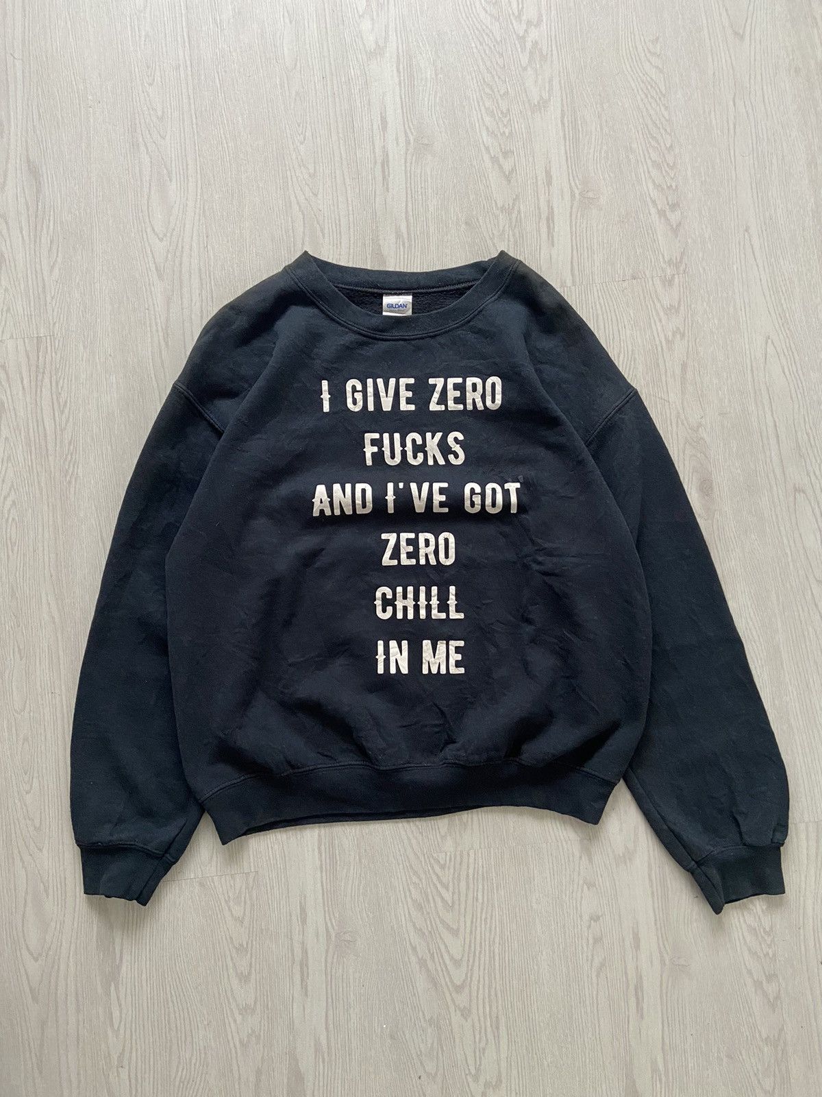Band Tees × Vintage Vintage Y2K Wording Nikki Minaj Lyrics Sweatshirt Size US M / EU 48-50 / 2 - 1 Thumbnail