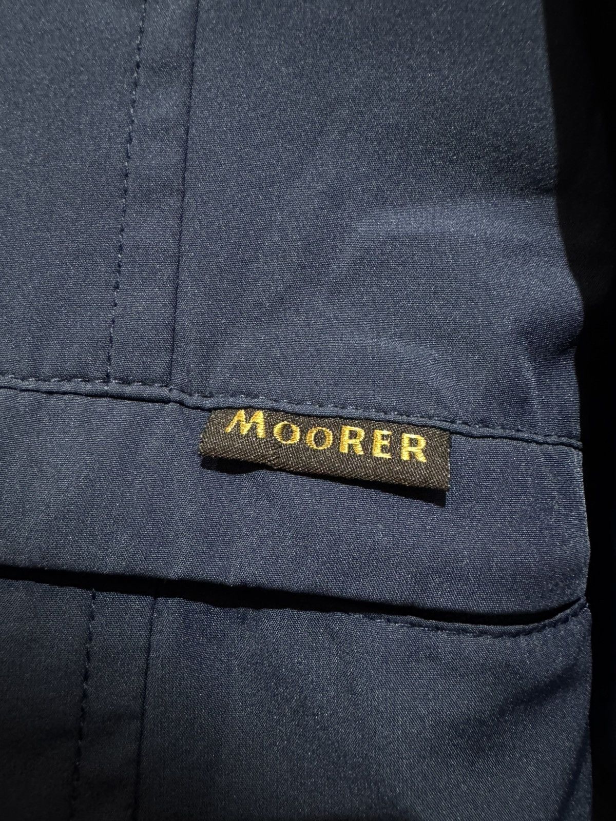 MooRER MooRER Lightweight Reversible jacket Black Navy Blue Size M Size US M / EU 48-50 / 2 - 6 Thumbnail