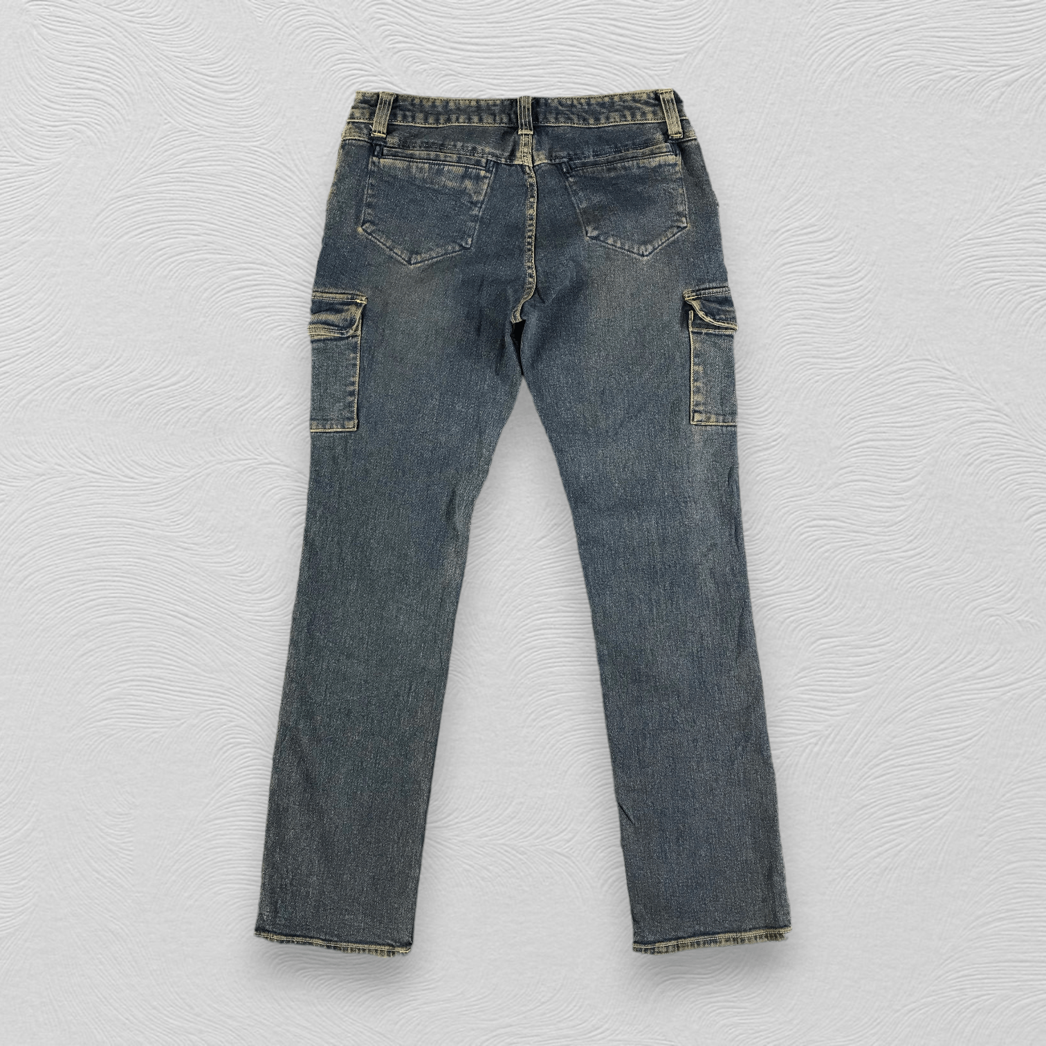 Japanese Brand Vintage Japanese Brand Faded Cargo Jeans KJ2166 Size US 30 / EU 46 - 2 Thumbnail