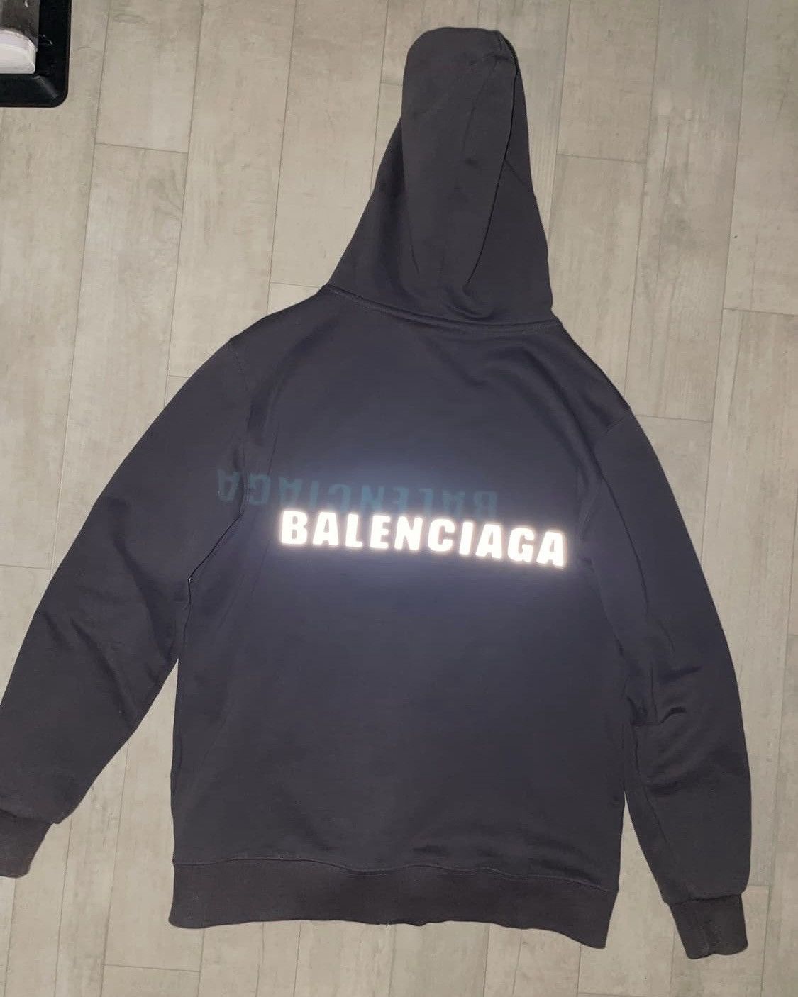 Balenciaga Balenciaga Reflective Zip Hoodie Size US M / EU 48-50 / 2 - 1 Thumbnail