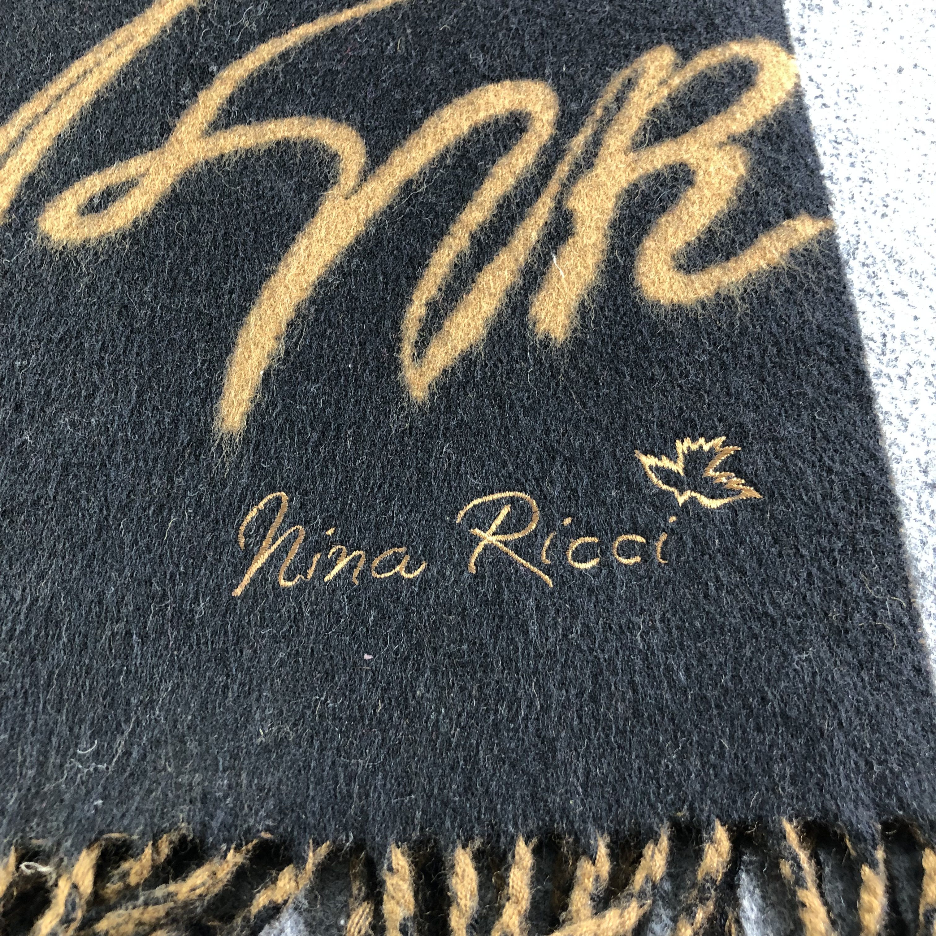 Nina Ricci Nina Ricci Wool Scarf Muffler V1951 Size ONE SIZE - 4 Thumbnail