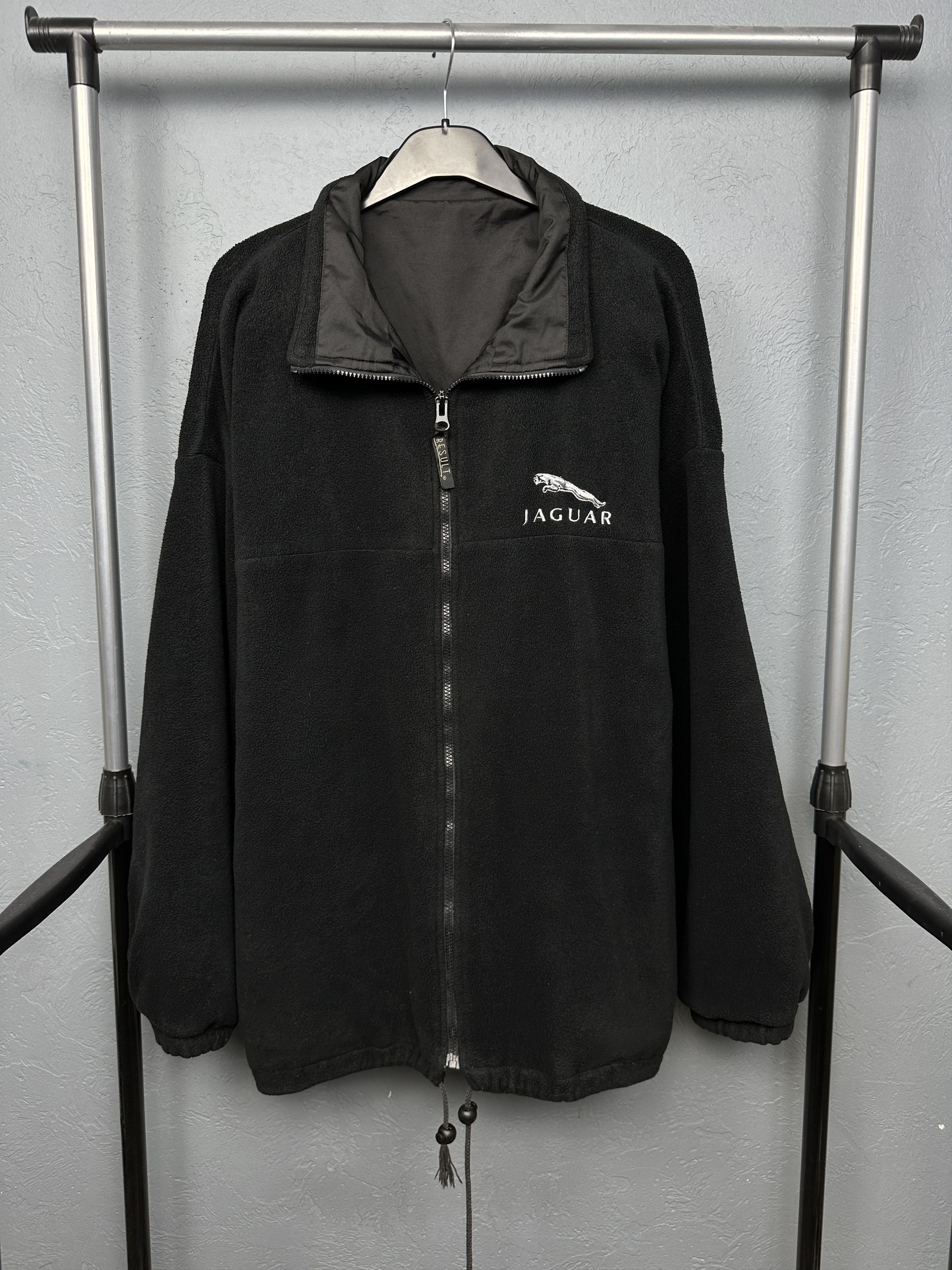 Vintage Jaguar Vintage Mens Workwear Reversible Fleece Jacket Size US XL / EU 56 / 4 - 6 Thumbnail