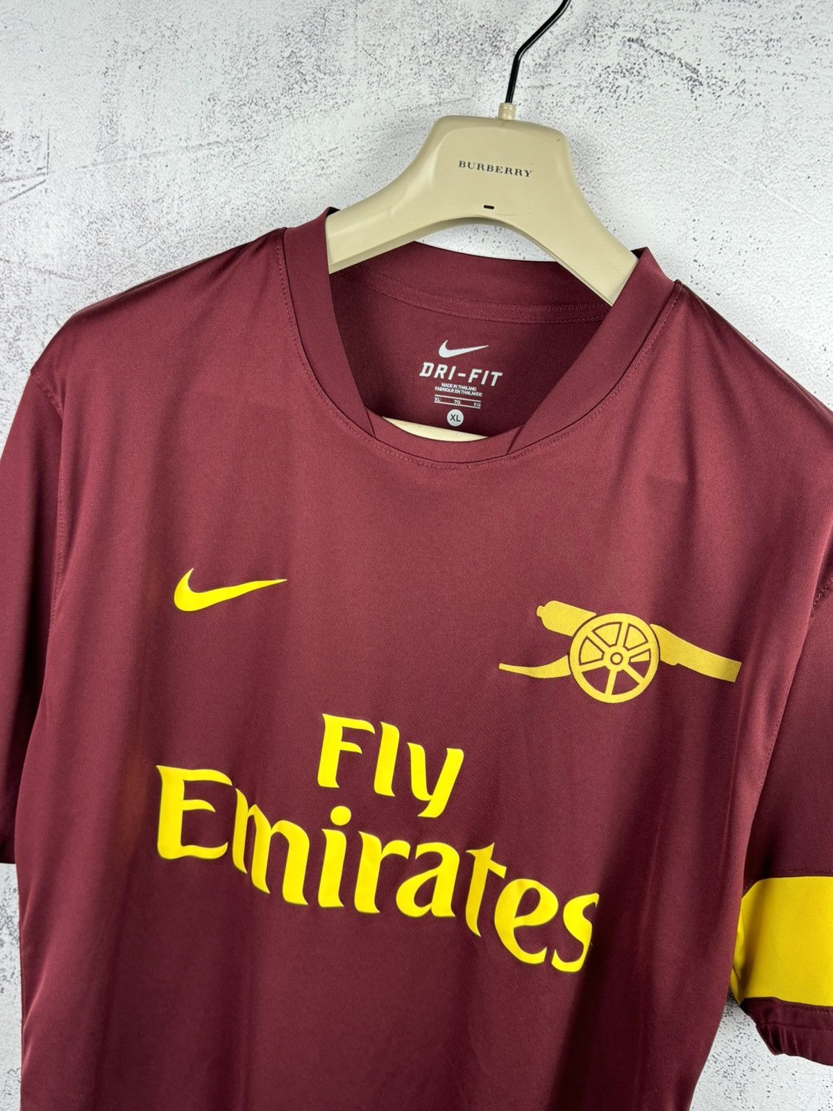 Nike × Vintage NIKE ARSENAL SOCCER JERSEY 2010 2011 VINTAGE TEE Y2K DRILL Size US XL / EU 56 / 4 - 15 Thumbnail