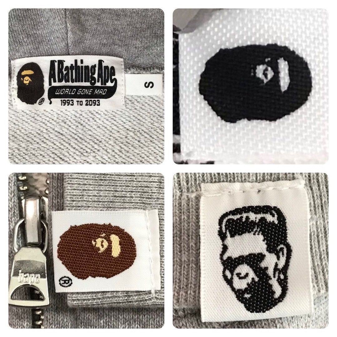 Bape BAPE Purple camo × Grey shark full zip hoodie a bathing ape Size US S / EU 44-46 / 1 - 7 Thumbnail