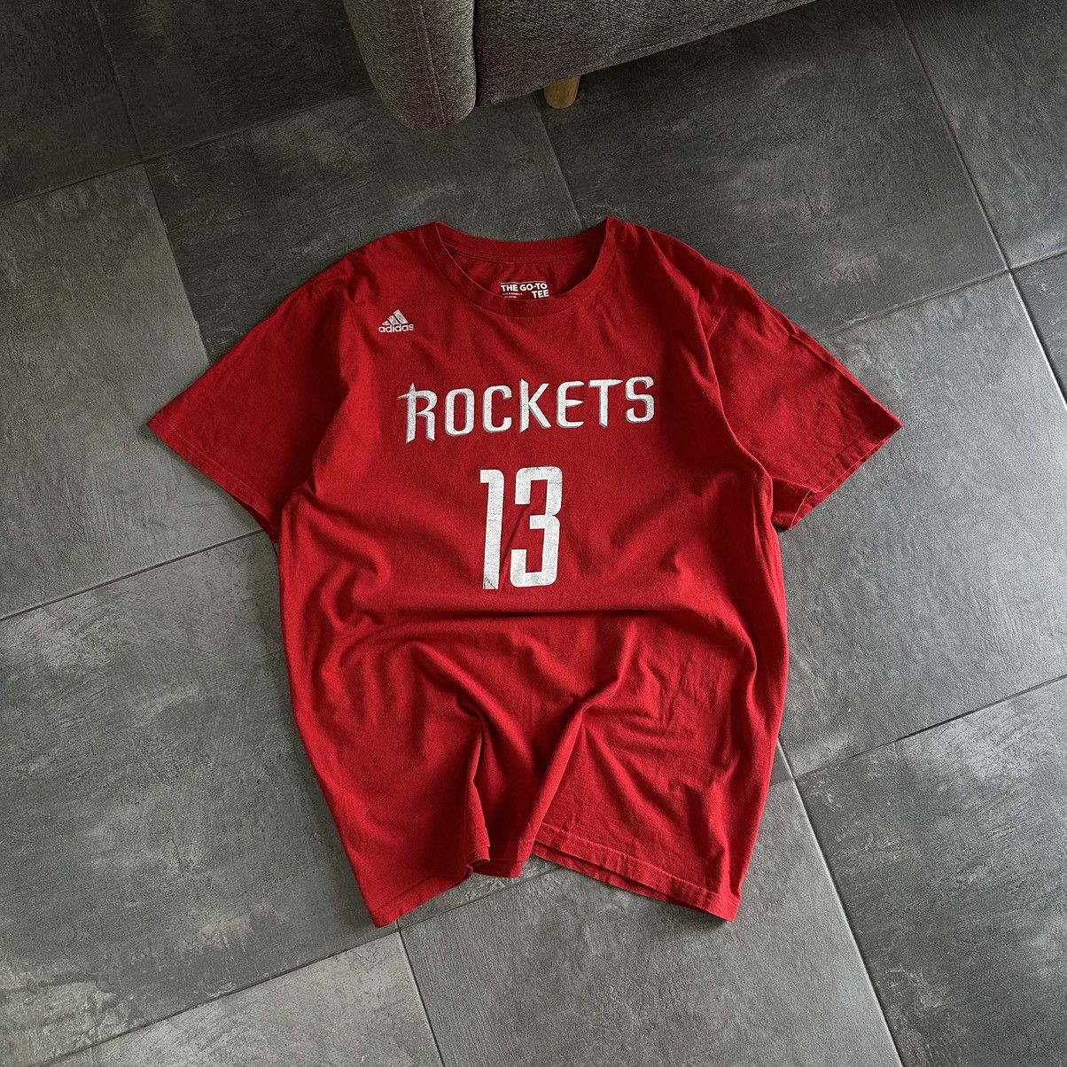 Adidas × NBA × Vintage Vintage Rockets Adidas T-shirts NBA Basketball Y2K 00s Size US L / EU 52-54 / 3 - 3 Thumbnail