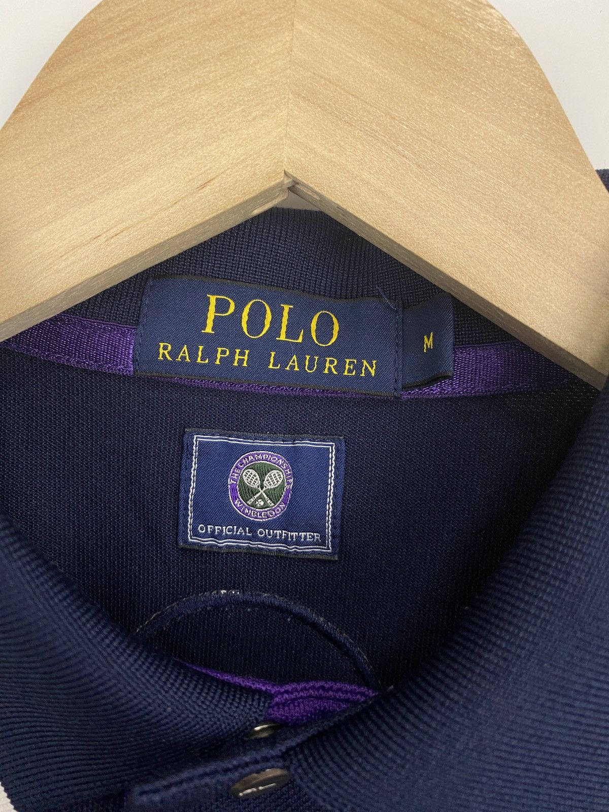 Polo Ralph Lauren 🇬🇧 Vintage Polo Ralph Lauren Wimbledon Tennis Polo T-Shirt Size US M / EU 48-50 / 2 - 6 Thumbnail