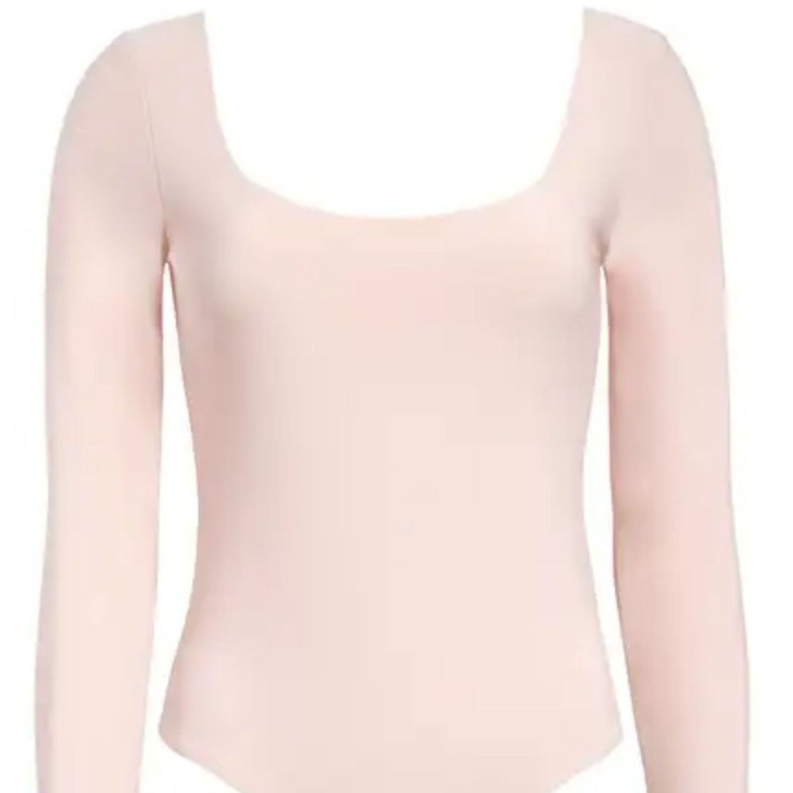 Other Leith Nordstroms Scoop Long Sleeve Thong Bodysuit Blush XL Size XL / US 12-14 / IT 48-50 - 3 Thumbnail