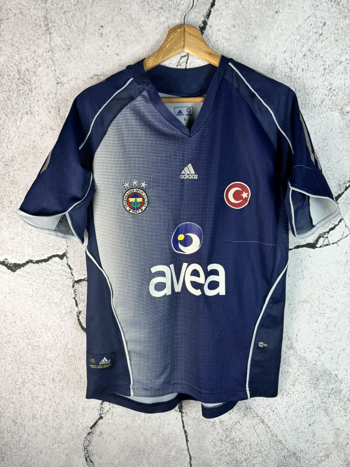 Adidas Fenerbahce Turkey Adidas Away Soccer Jersey Size US S / EU 44-46 / 1 - 1 Thumbnail