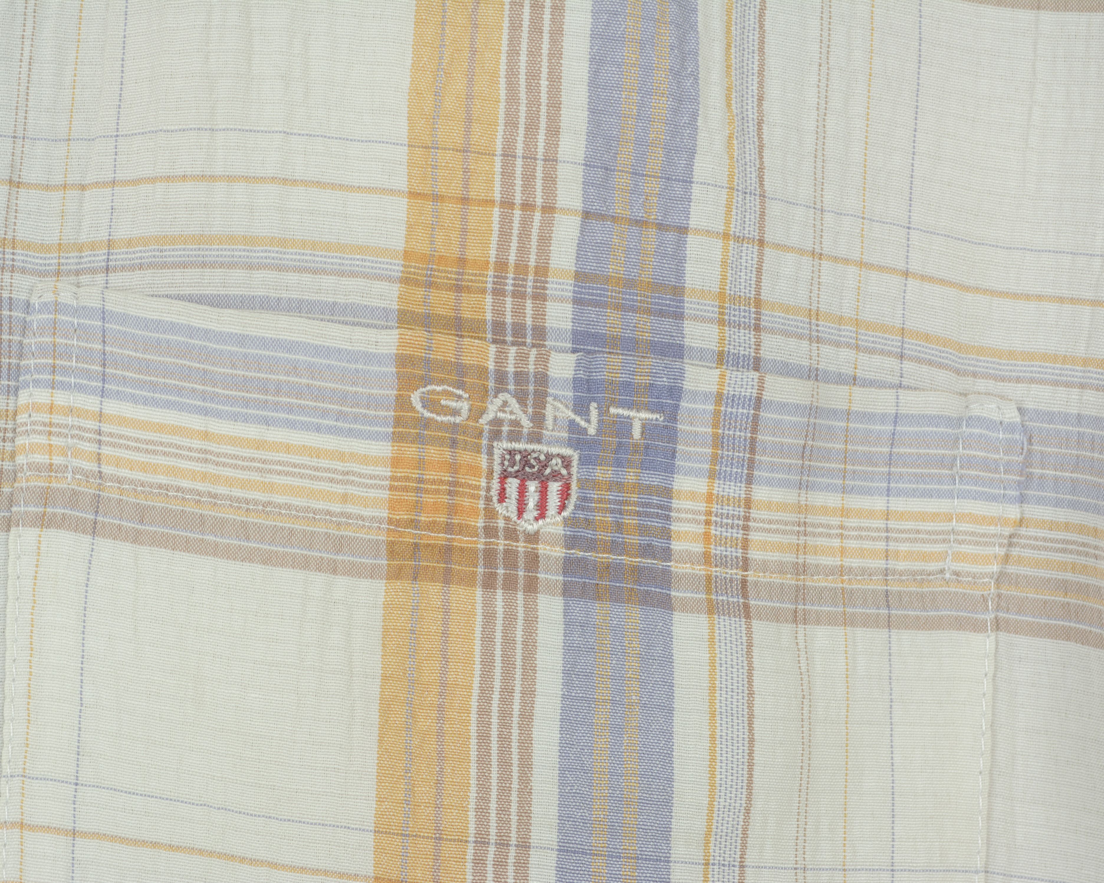 Gant Casual Shirt Check Button Up Plaid Short Sleeve Top Size US XXL / EU 58 / 5 - 5 Thumbnail