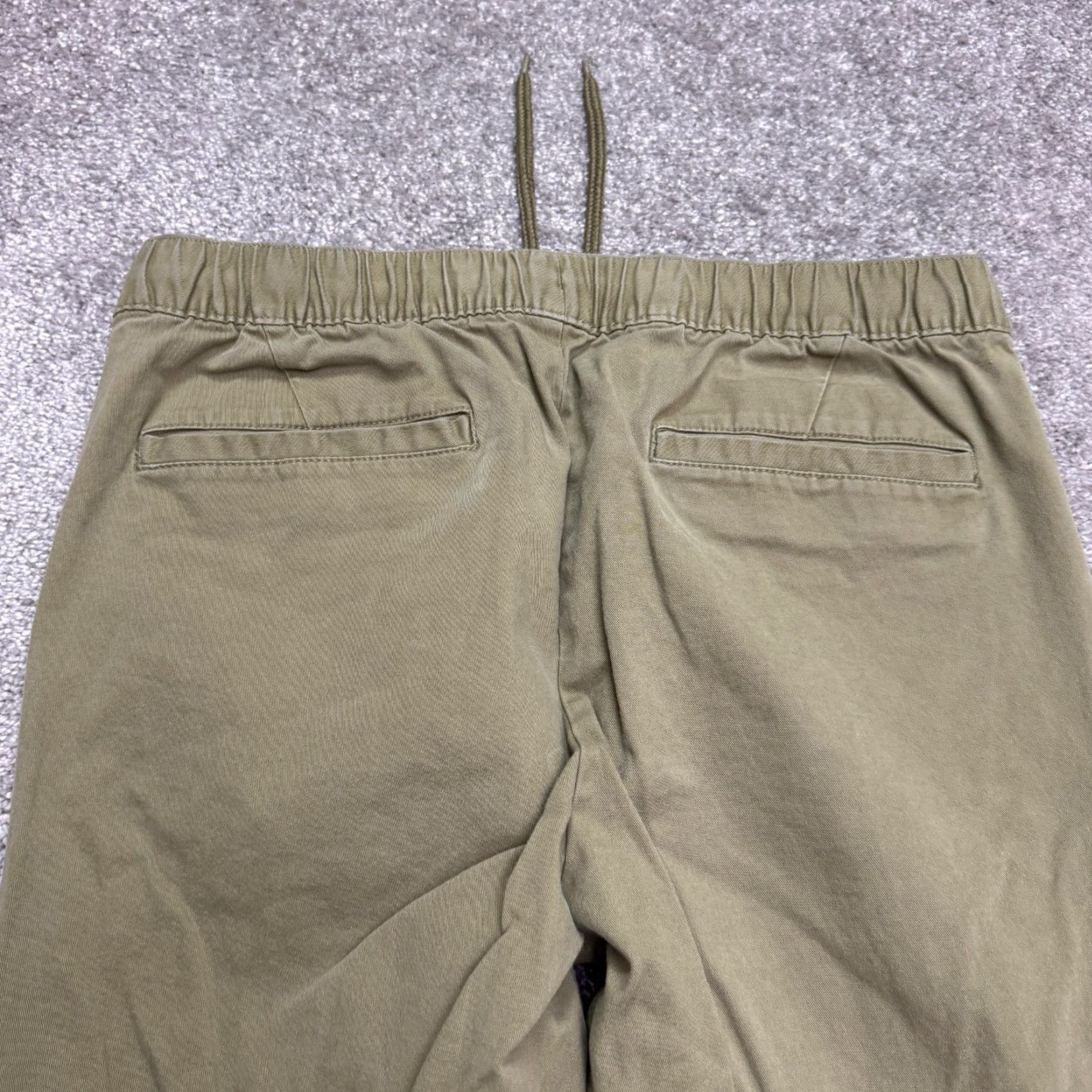 Asos ASOS DESIGN Chino Pants Mens Medium Olive Green Straight Leg 30x27 Casual 30in Inseam Cotton Slim Fit Mens Clothing Size US 31 - 5 Thumbnail