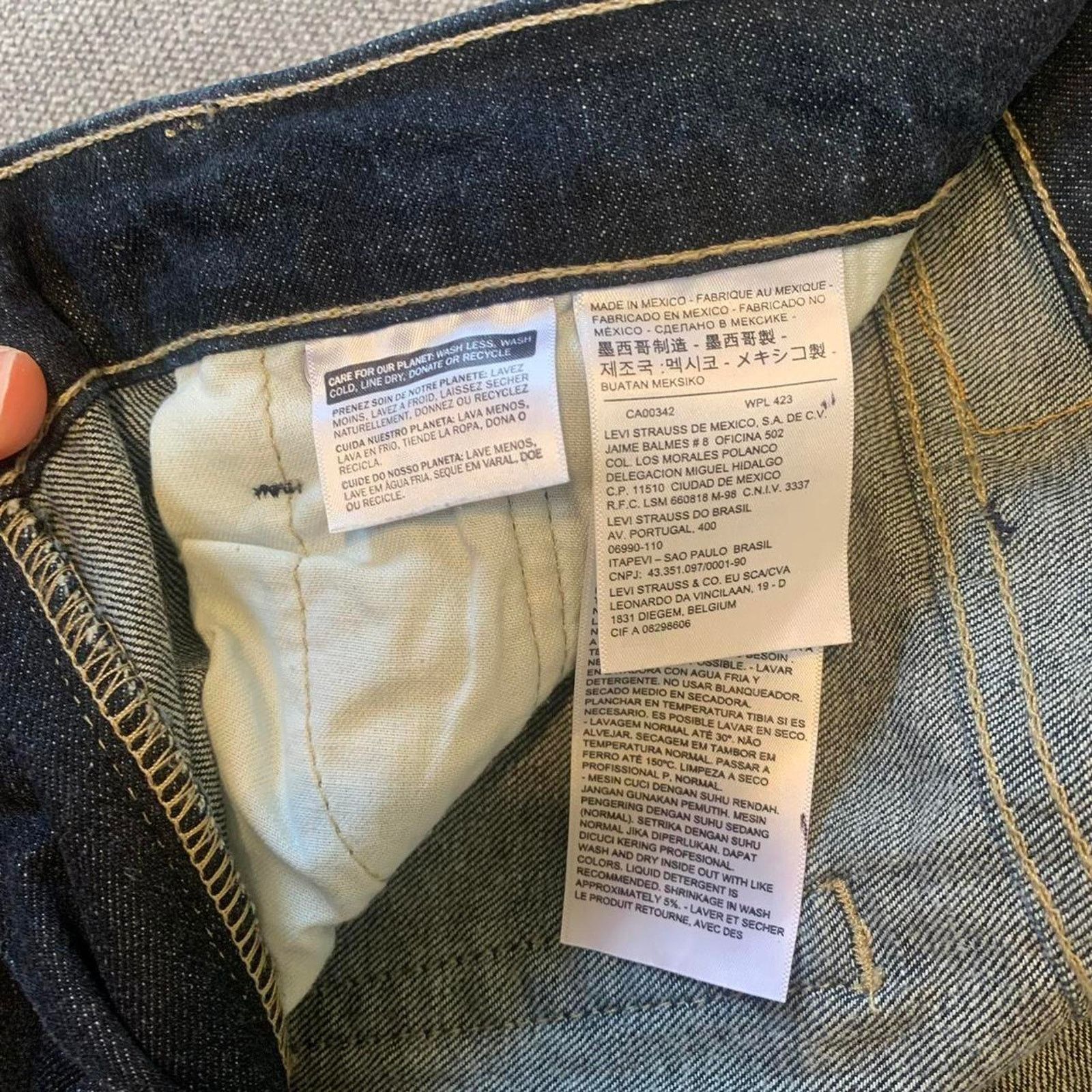 Levi's Levis 511 Dark Denim Jeans Size US 36 / EU 52 - 5 Thumbnail
