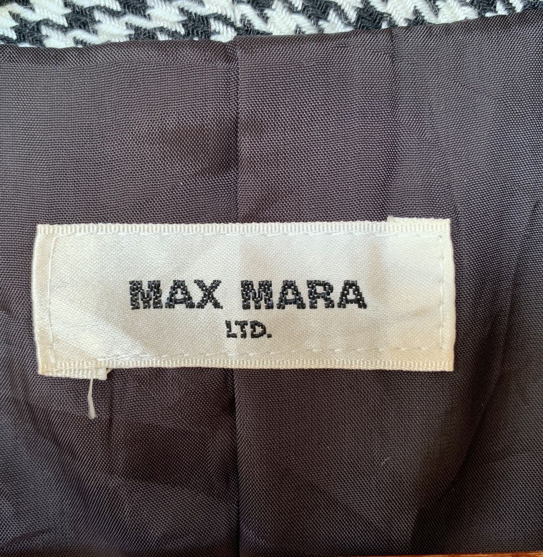 Max Mara Max Mara Checked Wool Long Coat Double Breasted Size S / US 4 / IT 40 - 15 Thumbnail