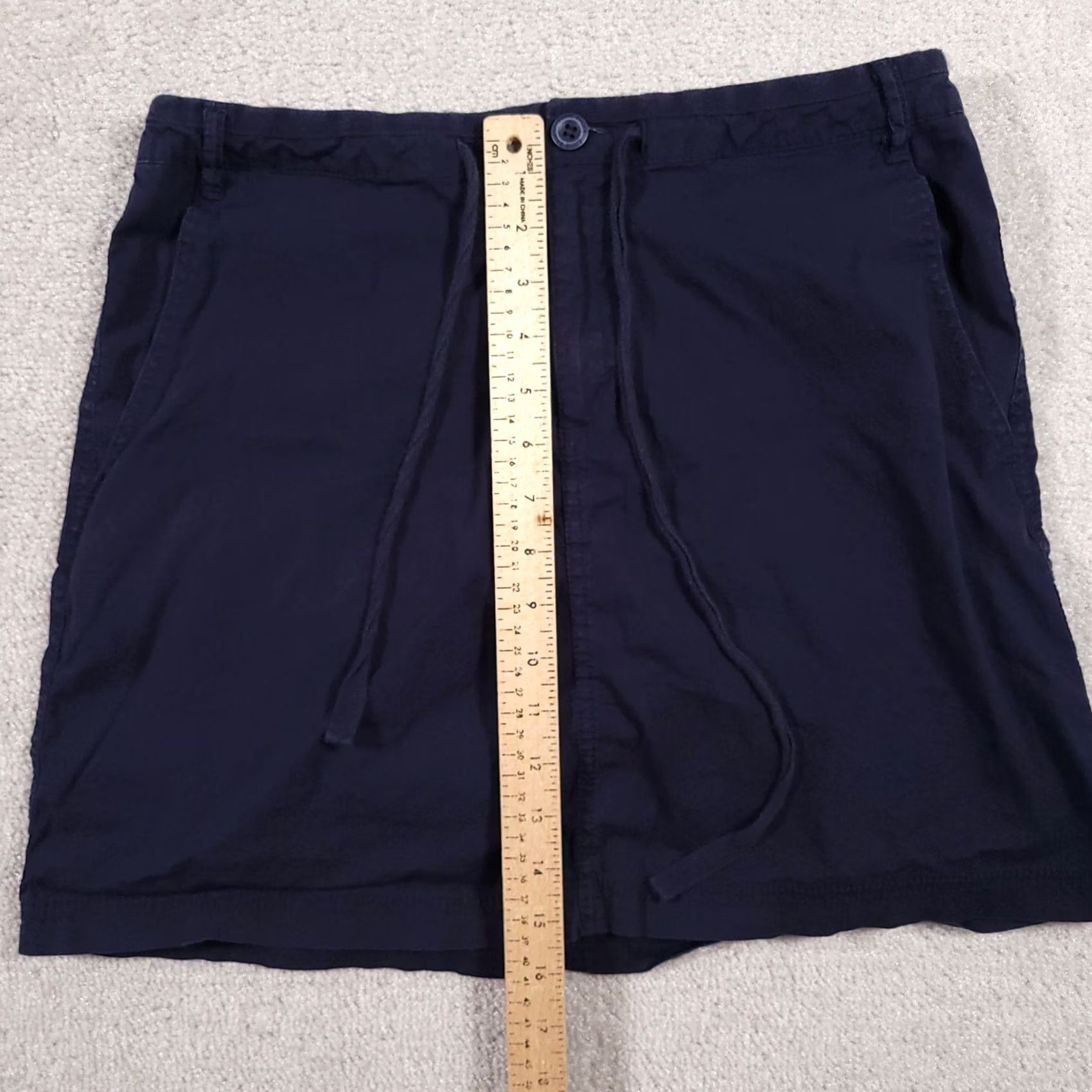 Eddie Bauer Eddie Bauer Mini Skirt Drawstring Women's 6 Navy Blue Casual Outdoor Pockets Skirt Beach Outdoor Womens 6 Navy Blue Size 28" / US 6 / IT 42 - 7 Thumbnail