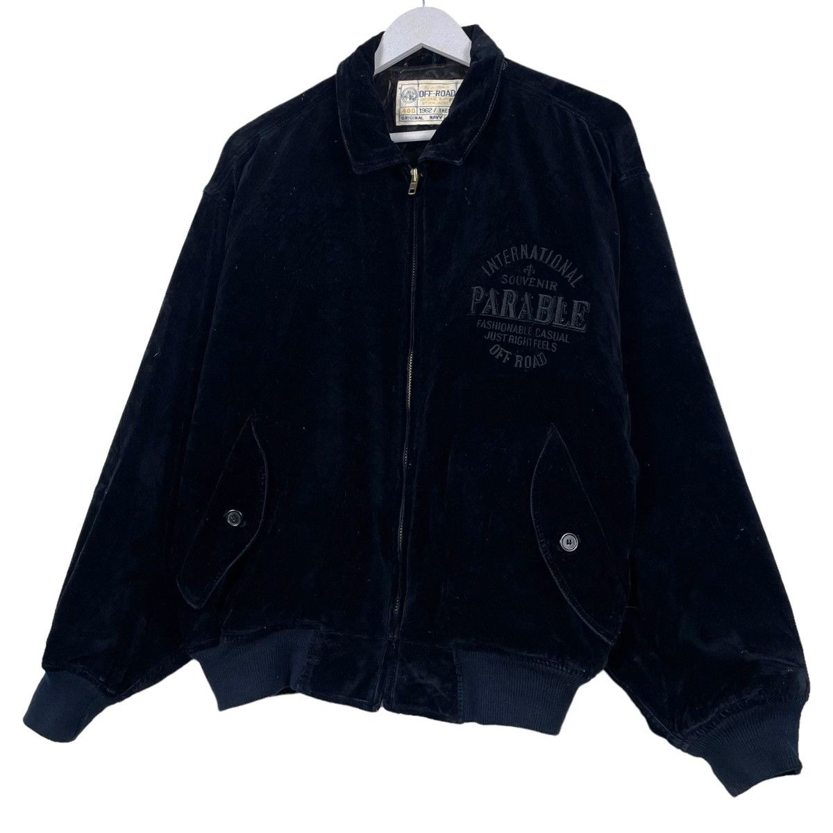 Japanese Brand × Vintage 💥JAPAN MEN OFFROAD VELVET RIOT BOMBER JACKET Size US L / EU 52-54 / 3 - 3 Thumbnail