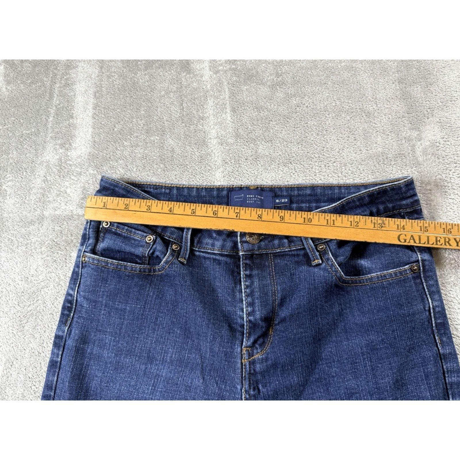 Levi's Levi's San Francisco Women's Demi Curve Boot Cut Blue Denim Jeans Sz 8/29 Junior Regular 5-Pocket Size 30" / US 8 / IT 44 - 5 Thumbnail